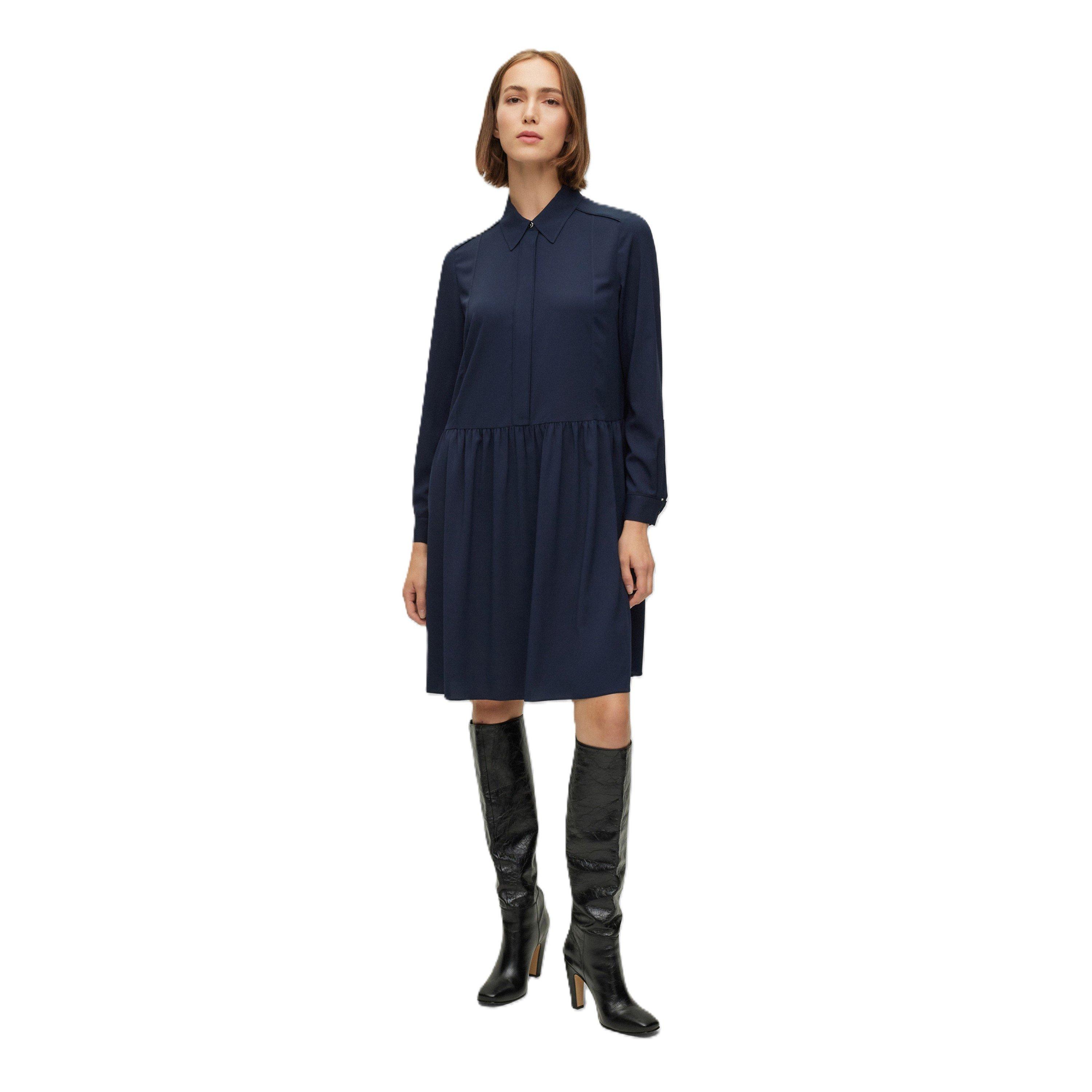 Mørkeblå - Boss - Women's Divenala Wrap Dress - 1