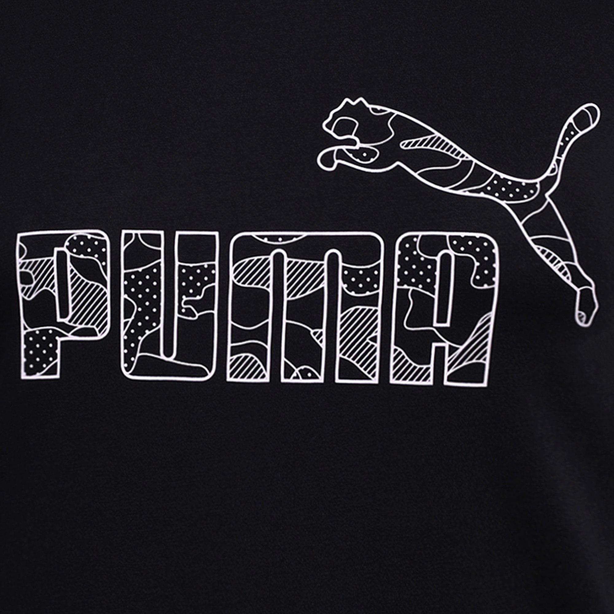 Puma Black - Puma - Graphic T-Shirt Womens - 3
