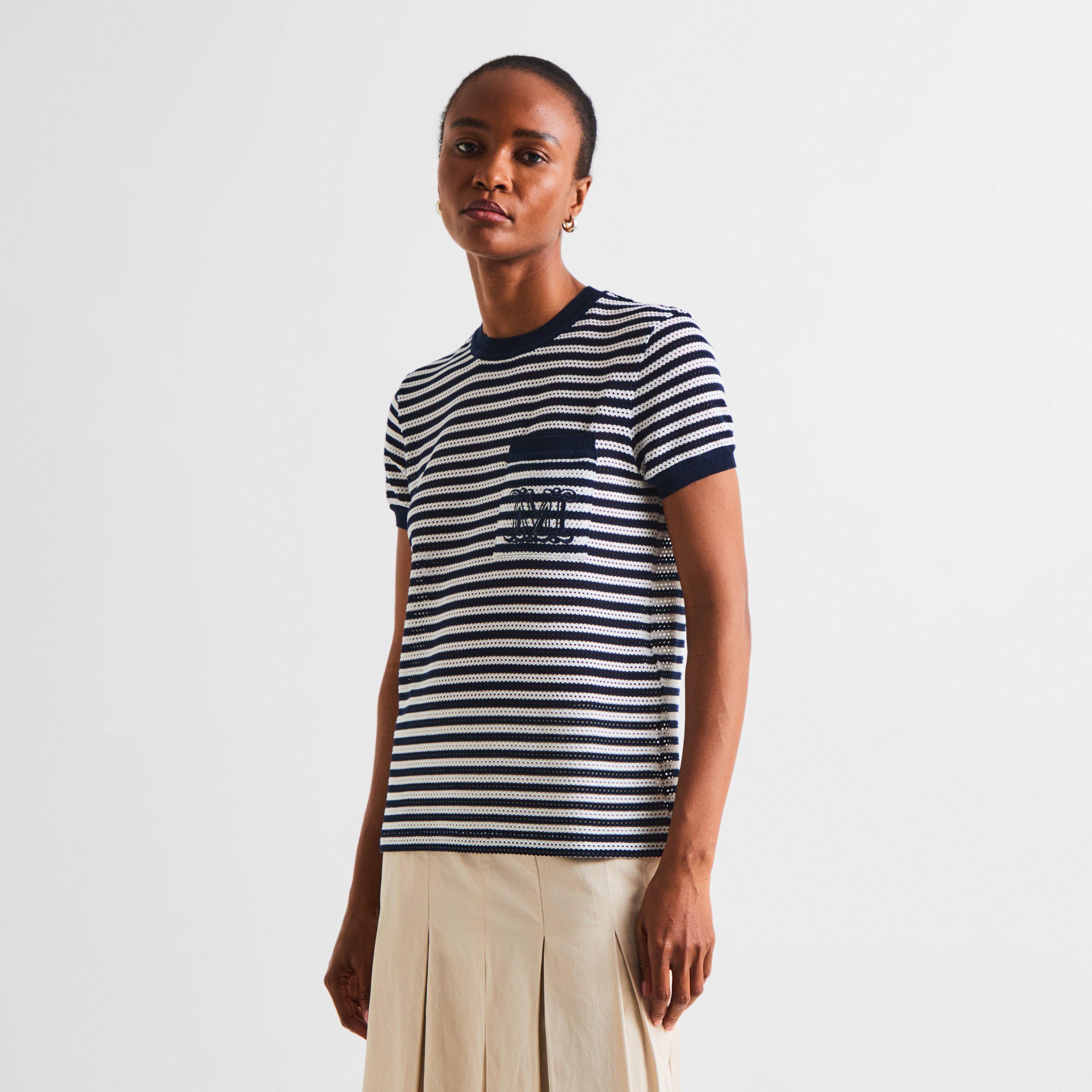 White Blue - Max Mara - Women's MXM Ddrago T-Shirt - 3