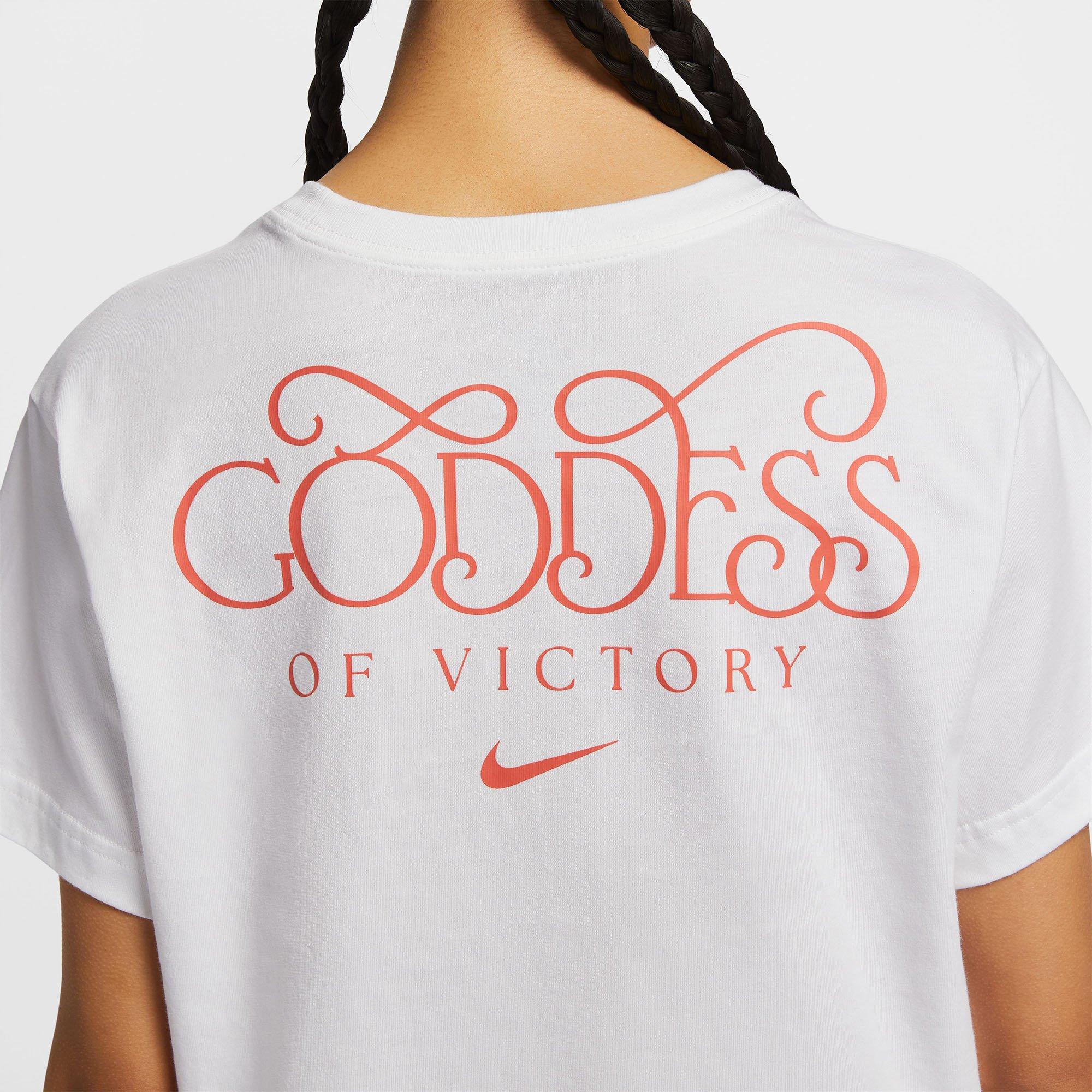White - Nike - Sportswear Womens Cropped T-Shirt - 5