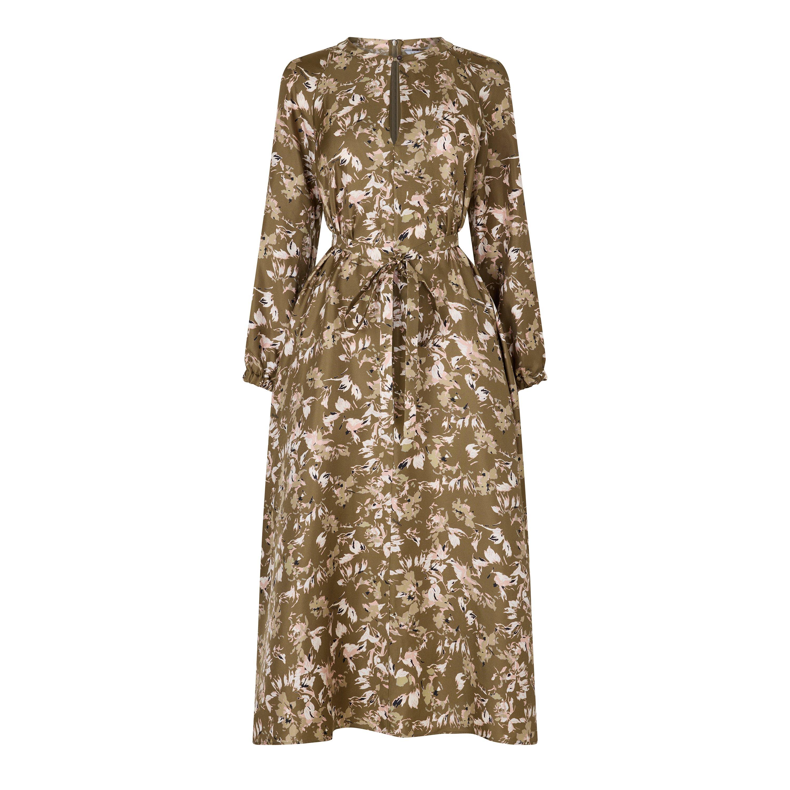 Kaki - Max Mara - Women's MXM Coccole Long Maxi Dress - 1