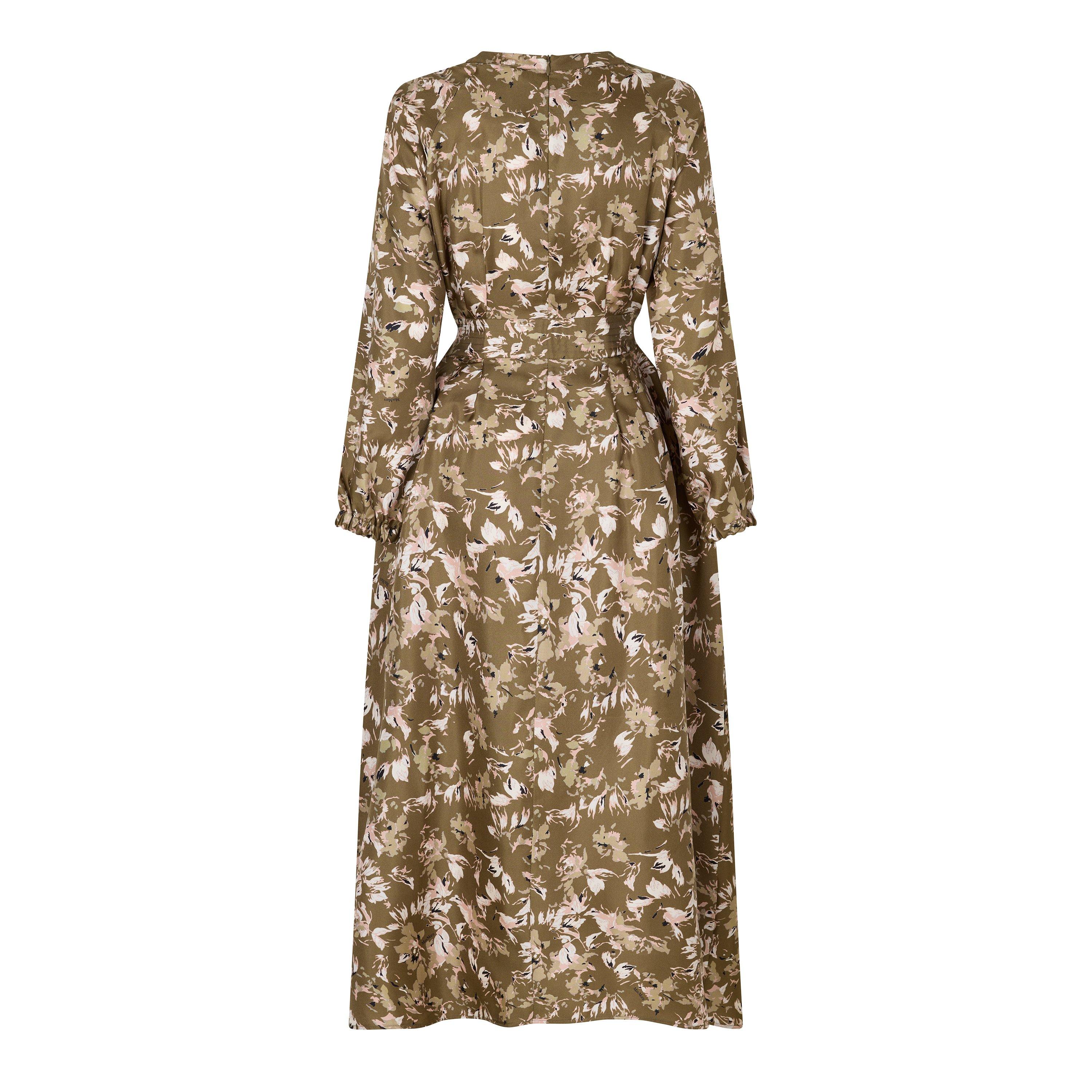 Kaki - Max Mara - Women's MXM Coccole Long Maxi Dress - 2