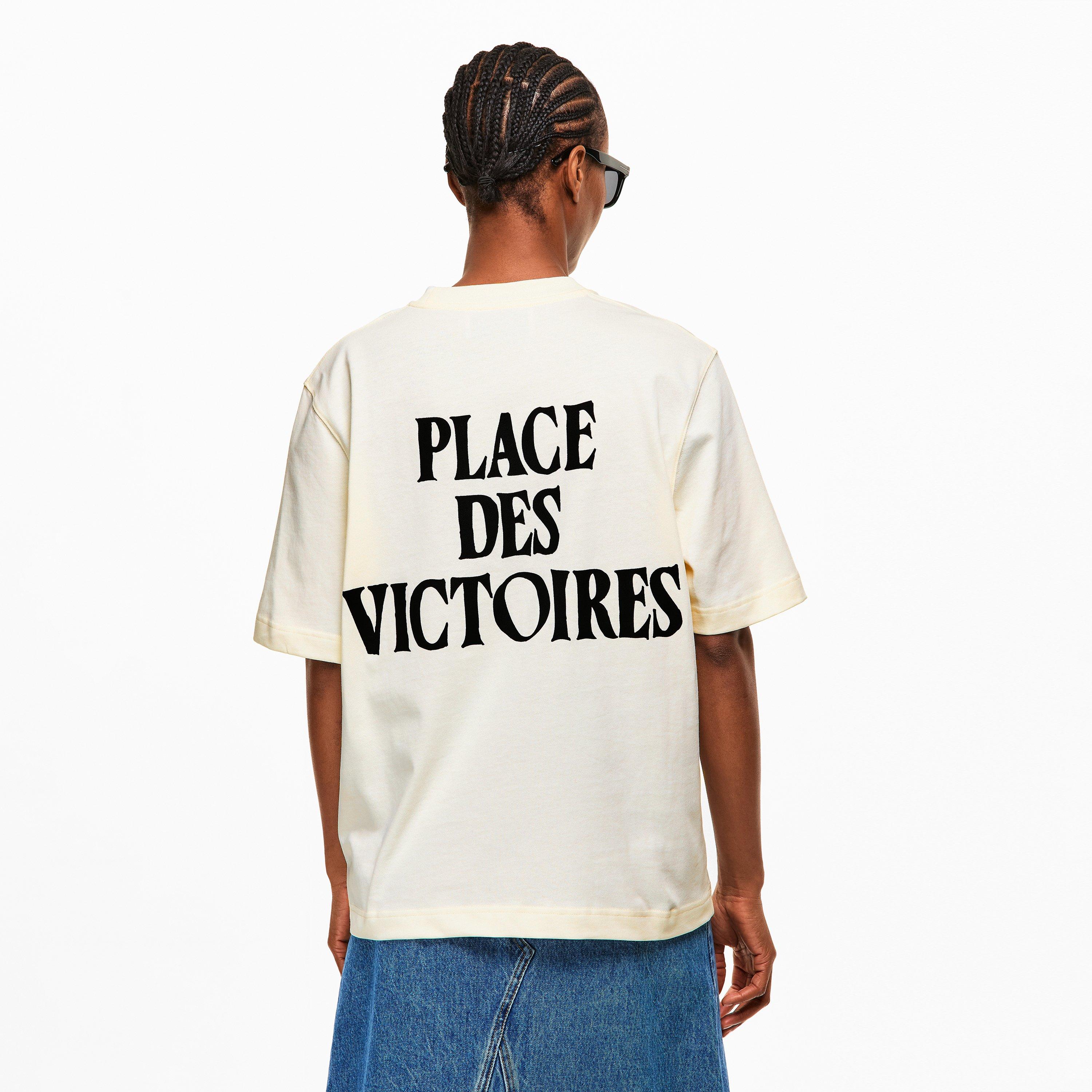 White - Ami Paris - Women's Place Des Oversized Fit Oversized T-Shirt - 4