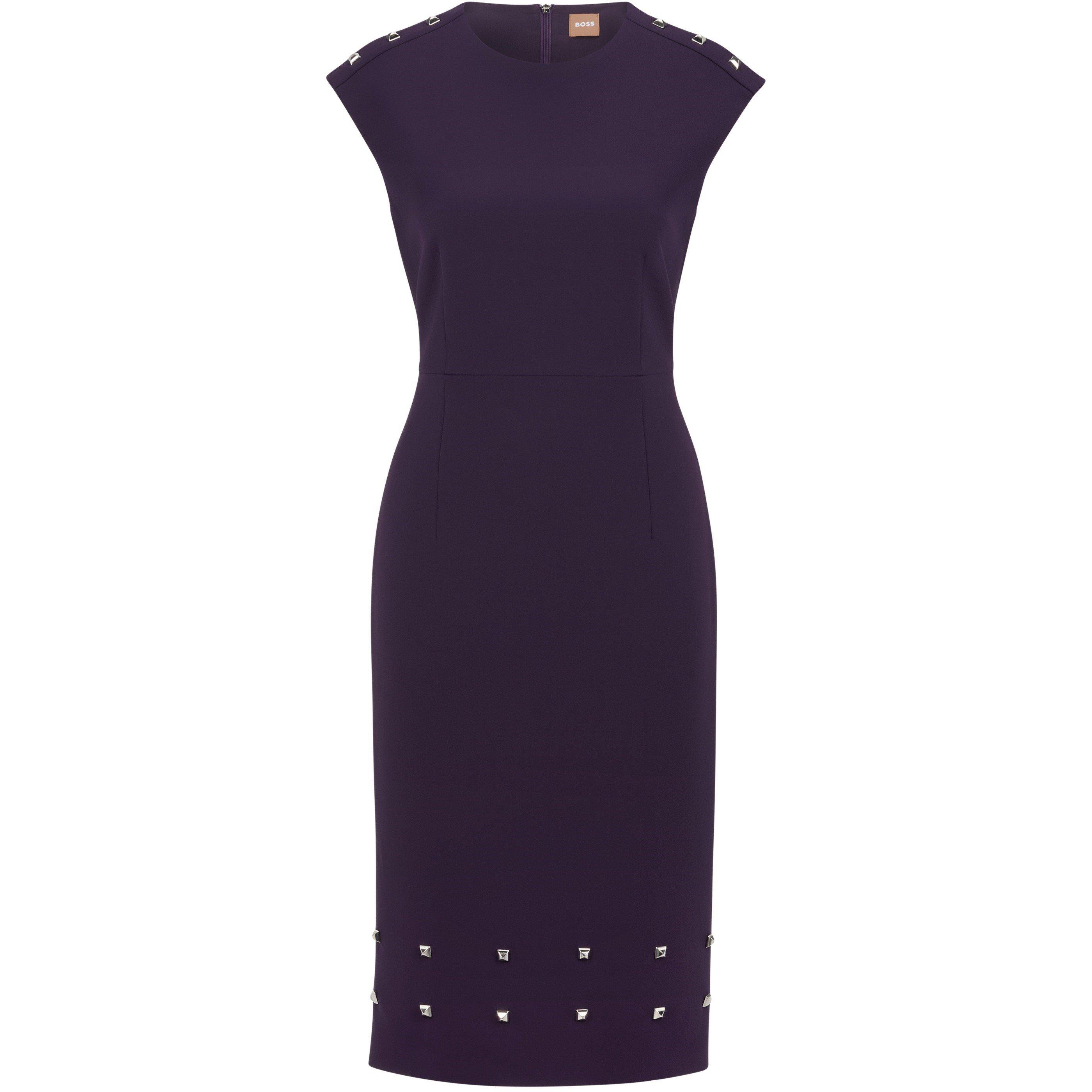 Dark Purple - Boss - Women's Devoka Wrap Dress
