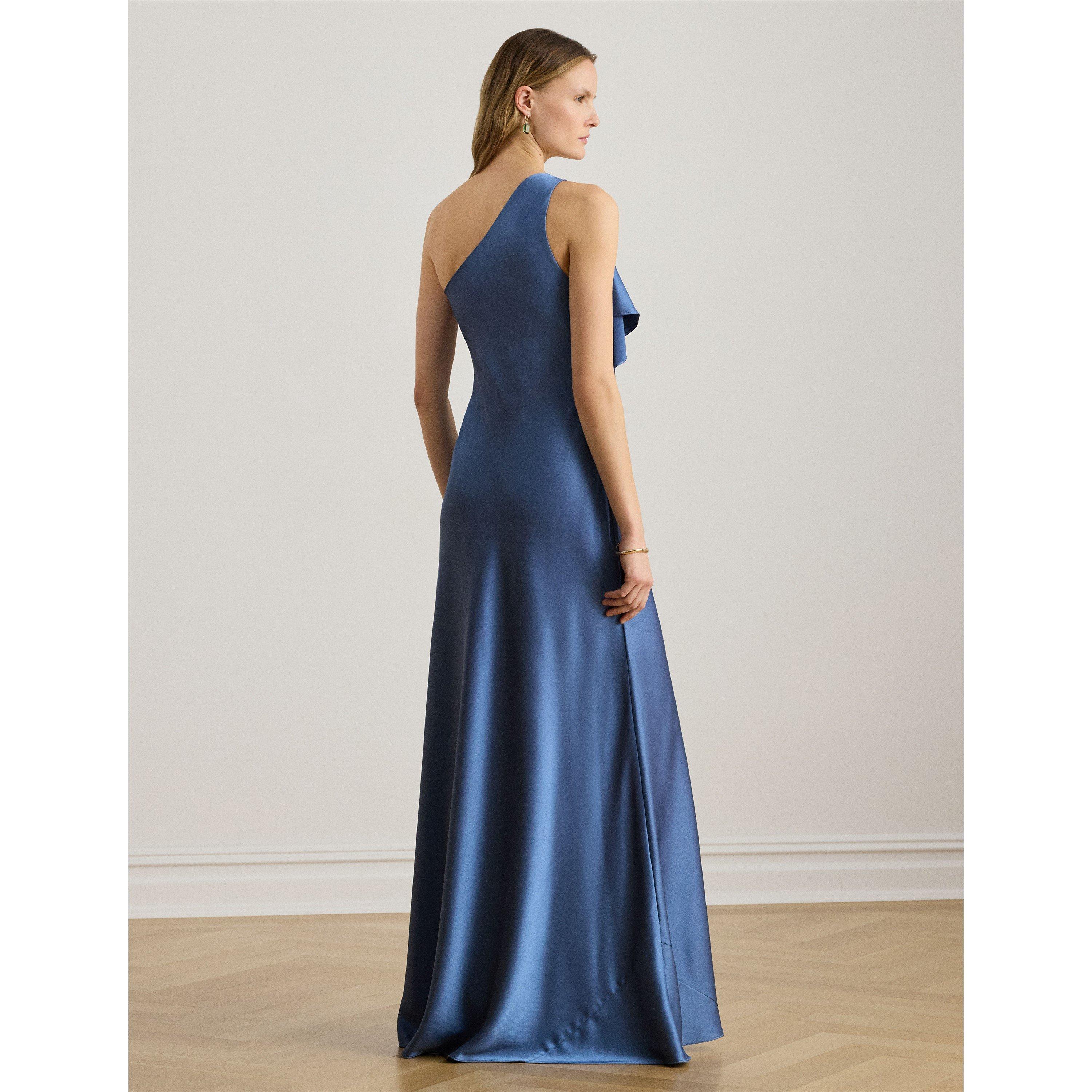 CARSON BLUE - Lauren by Ralph Lauren - LRL Asy Dress Ld62 - 4