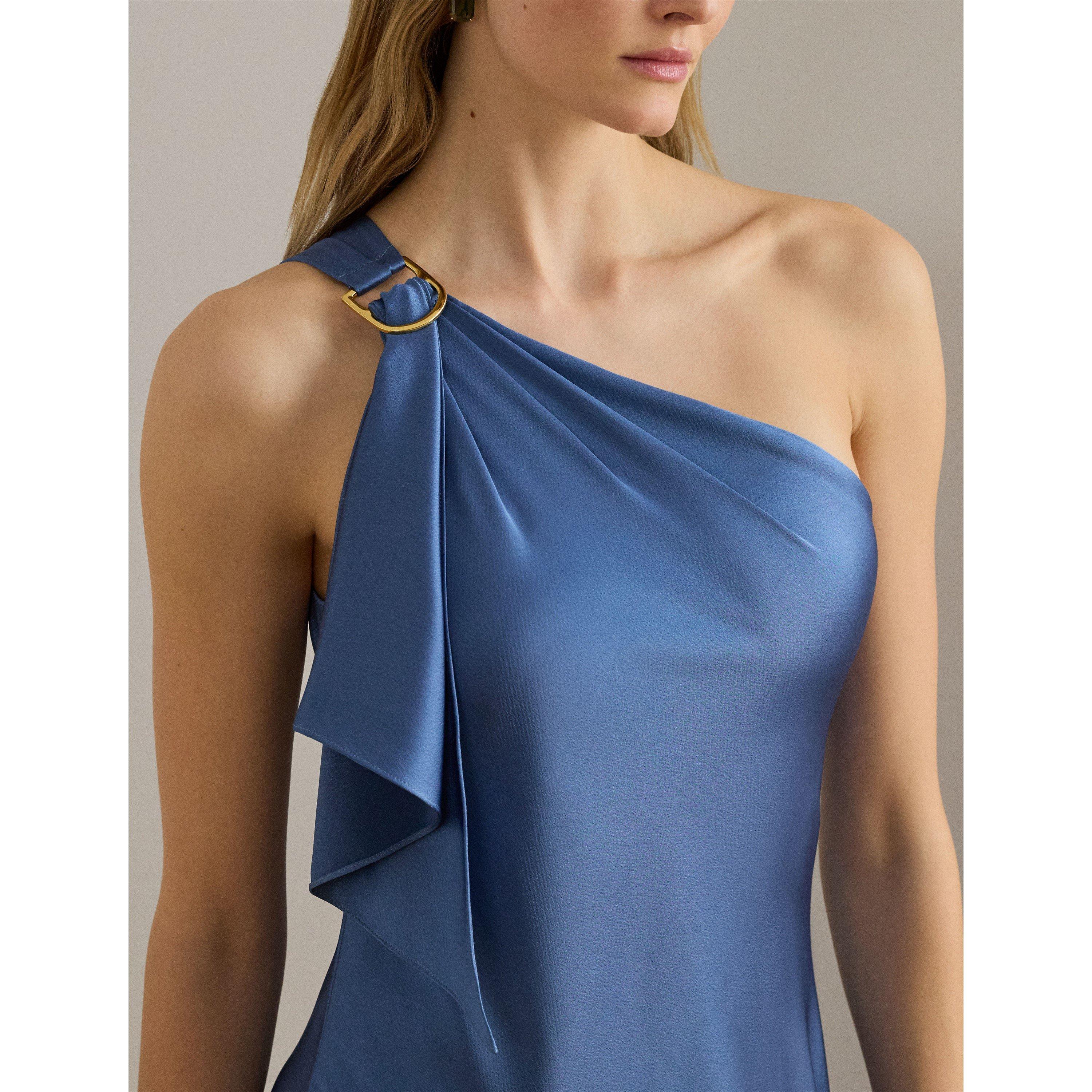 CARSON BLUE - Lauren by Ralph Lauren - LRL Asy Dress Ld62 - 5