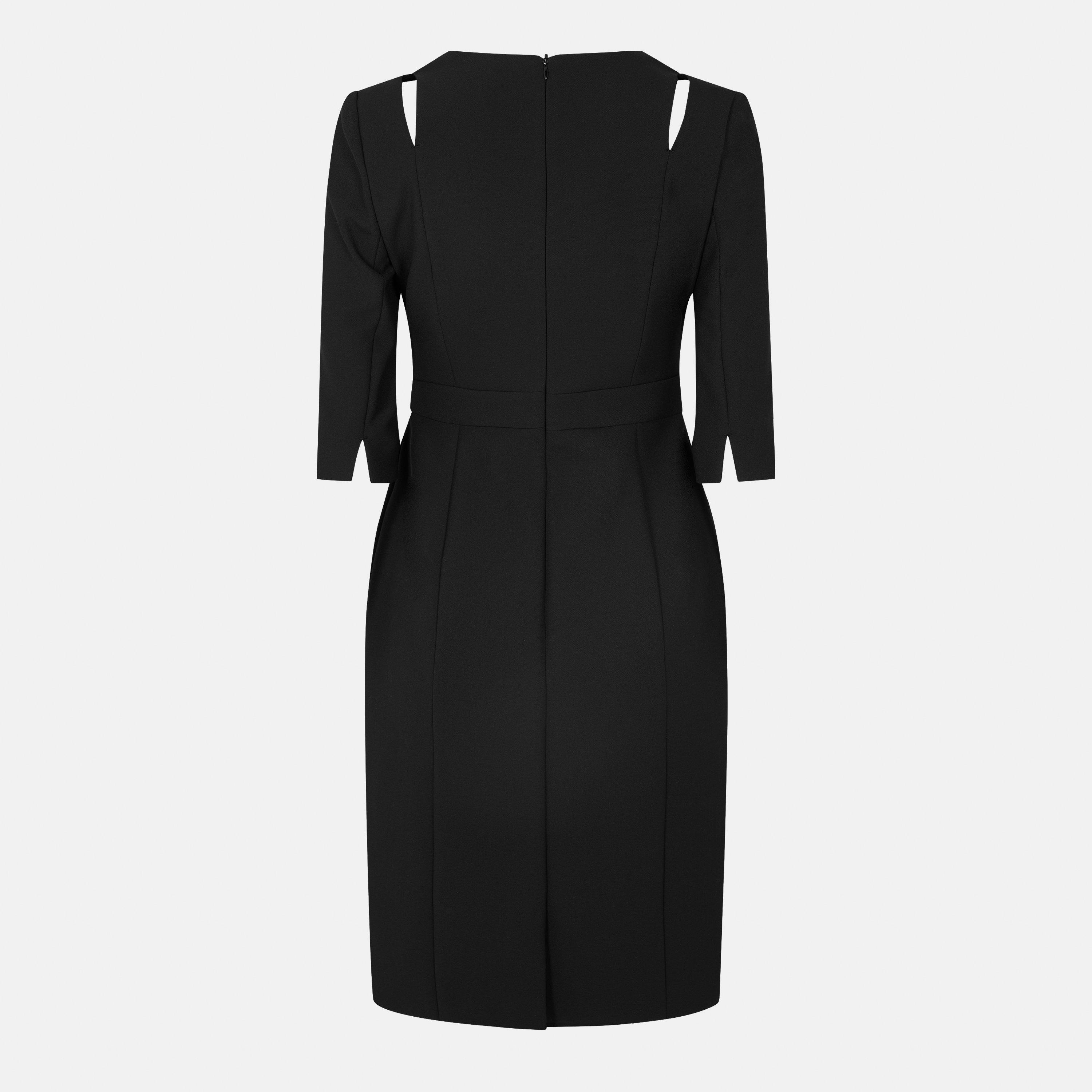 Black - Boss - Women's Dilira1 Wrap Dress - 2