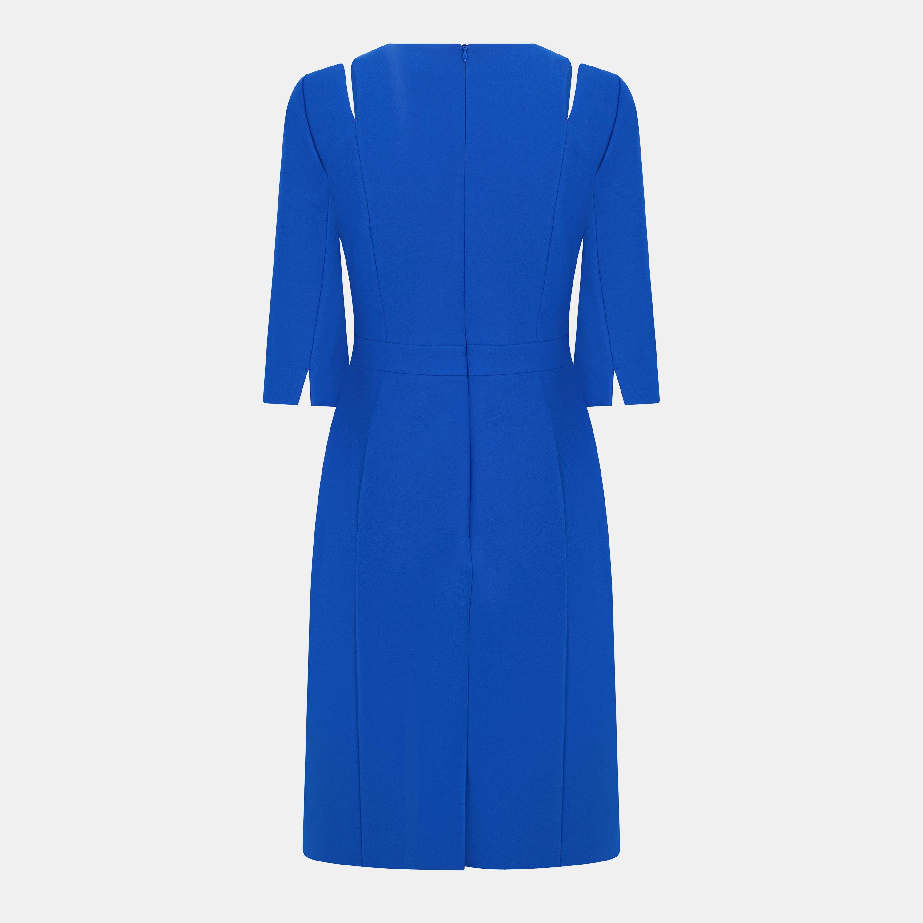 Open Blue - Boss - Women's Dilira1 Wrap Dress - 2