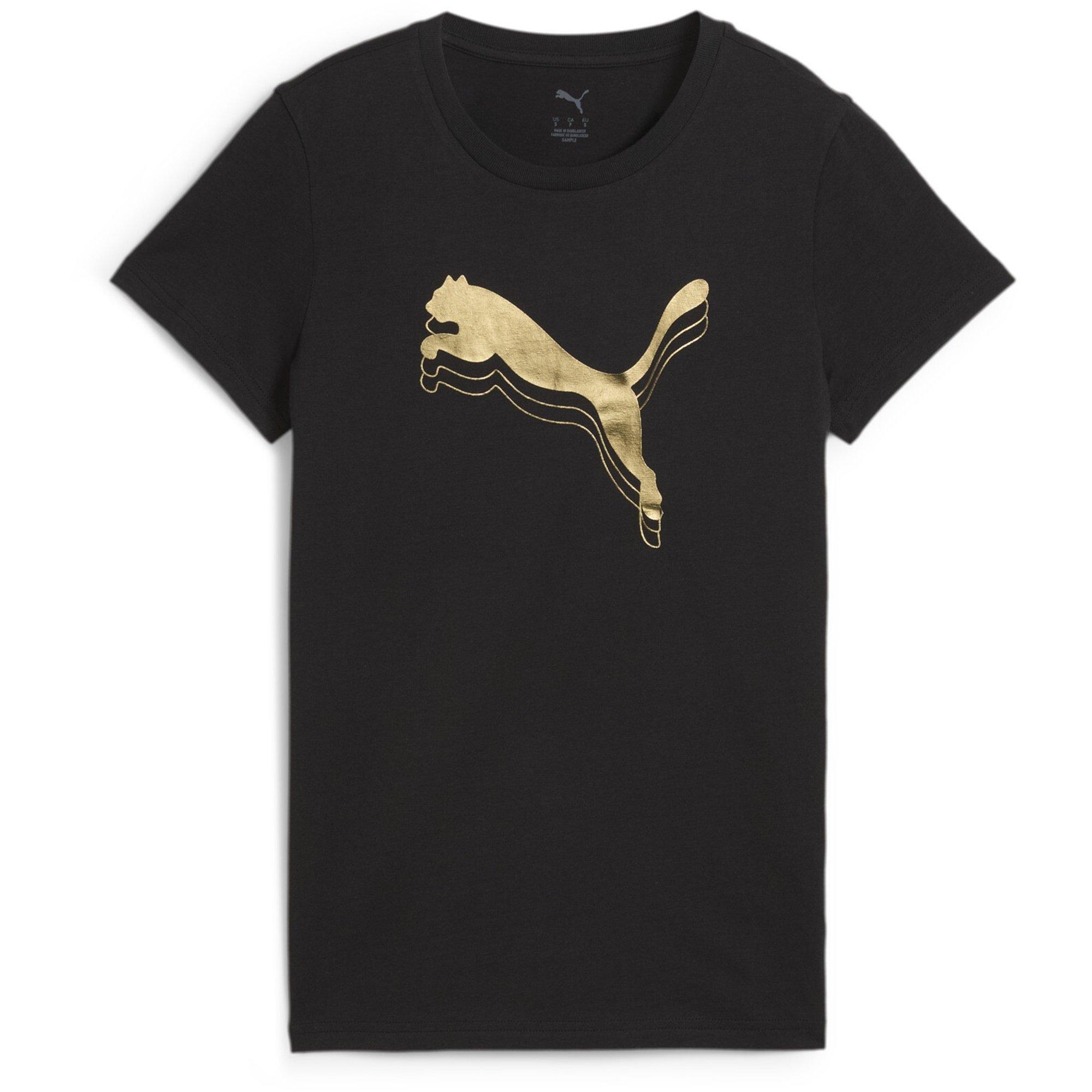 Puma Black-Gold - Puma - Metallic Tee Ld52 - 1