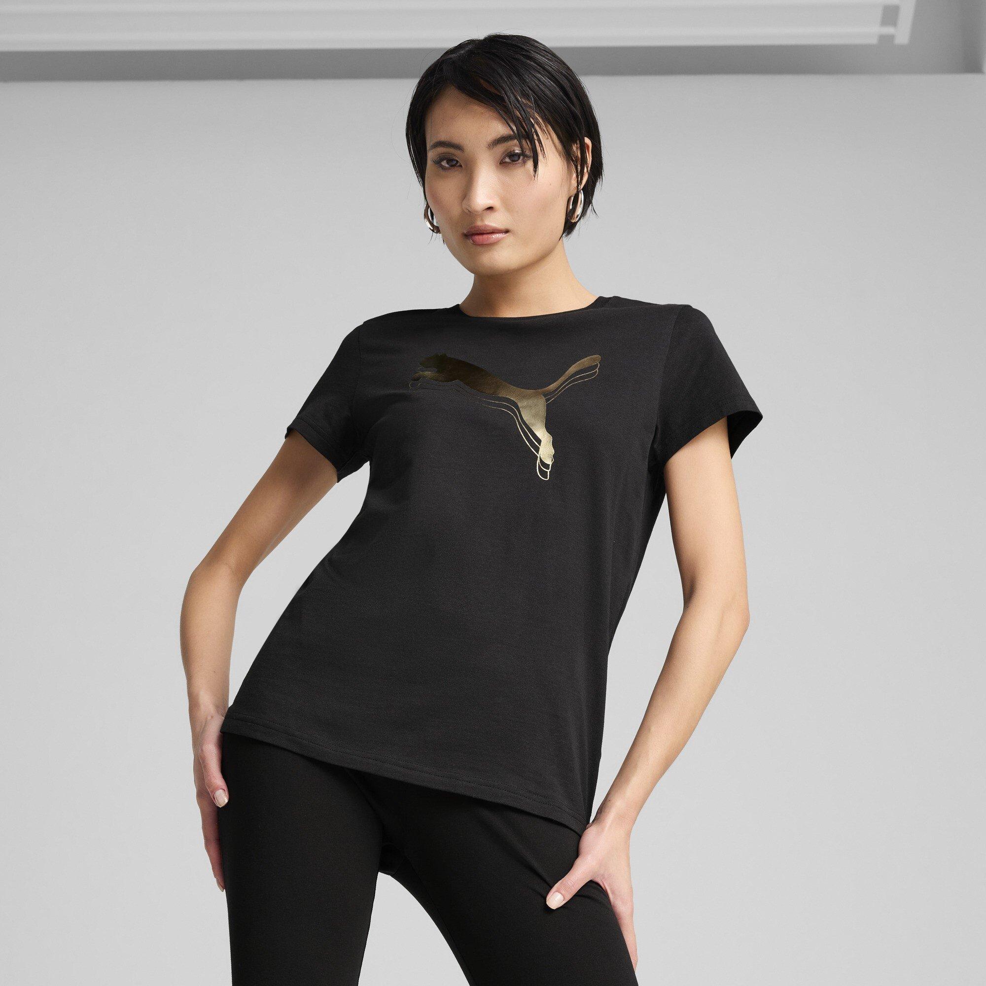 Puma Black-Gold - Puma - Metallic Tee Ld52 - 2