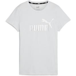 Puma ESS+ Metallic Logo Tee