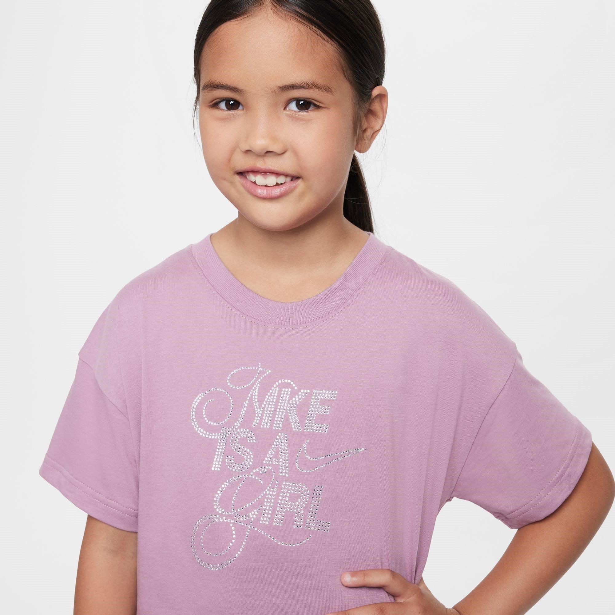 Plum Dust - Nike - Sportswear Junior Girls T Shirt - 3