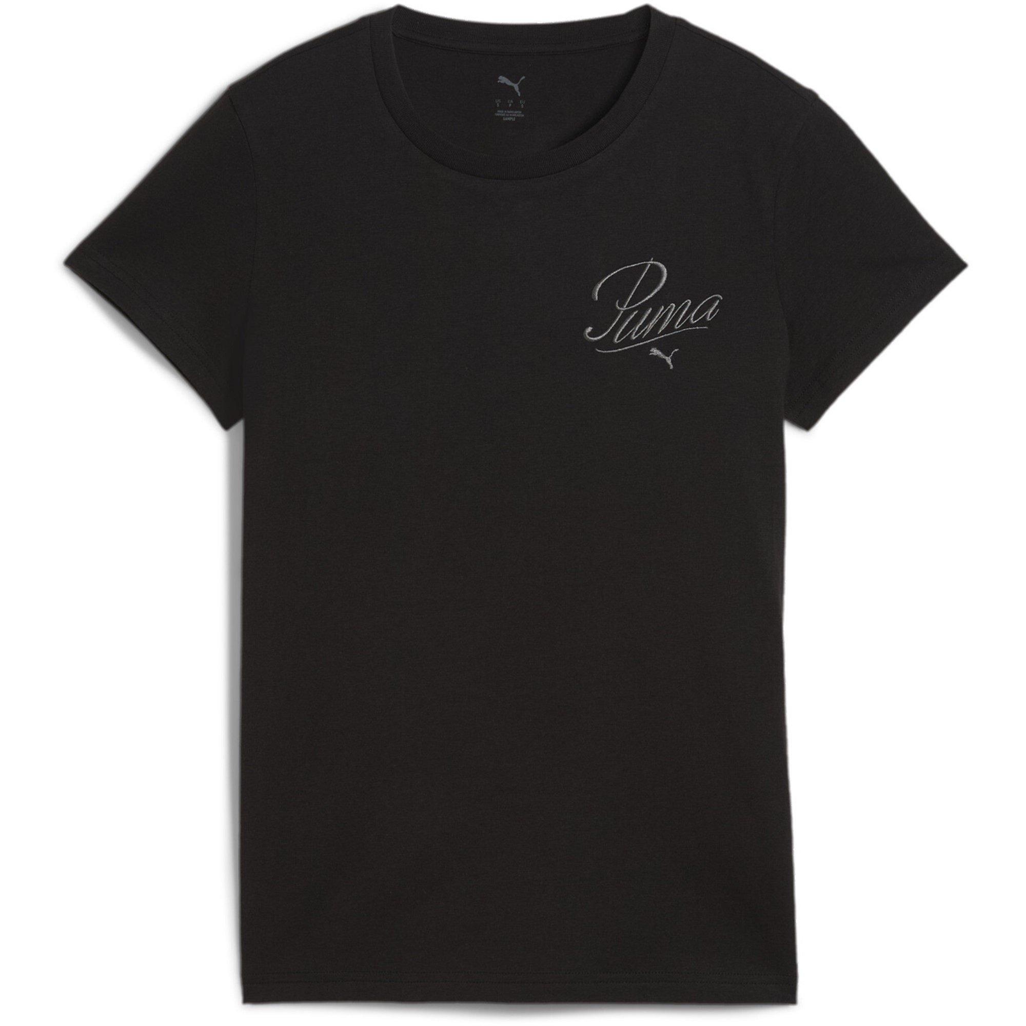 Puma Black - Puma - Ess Script Tee Ld52 - 1
