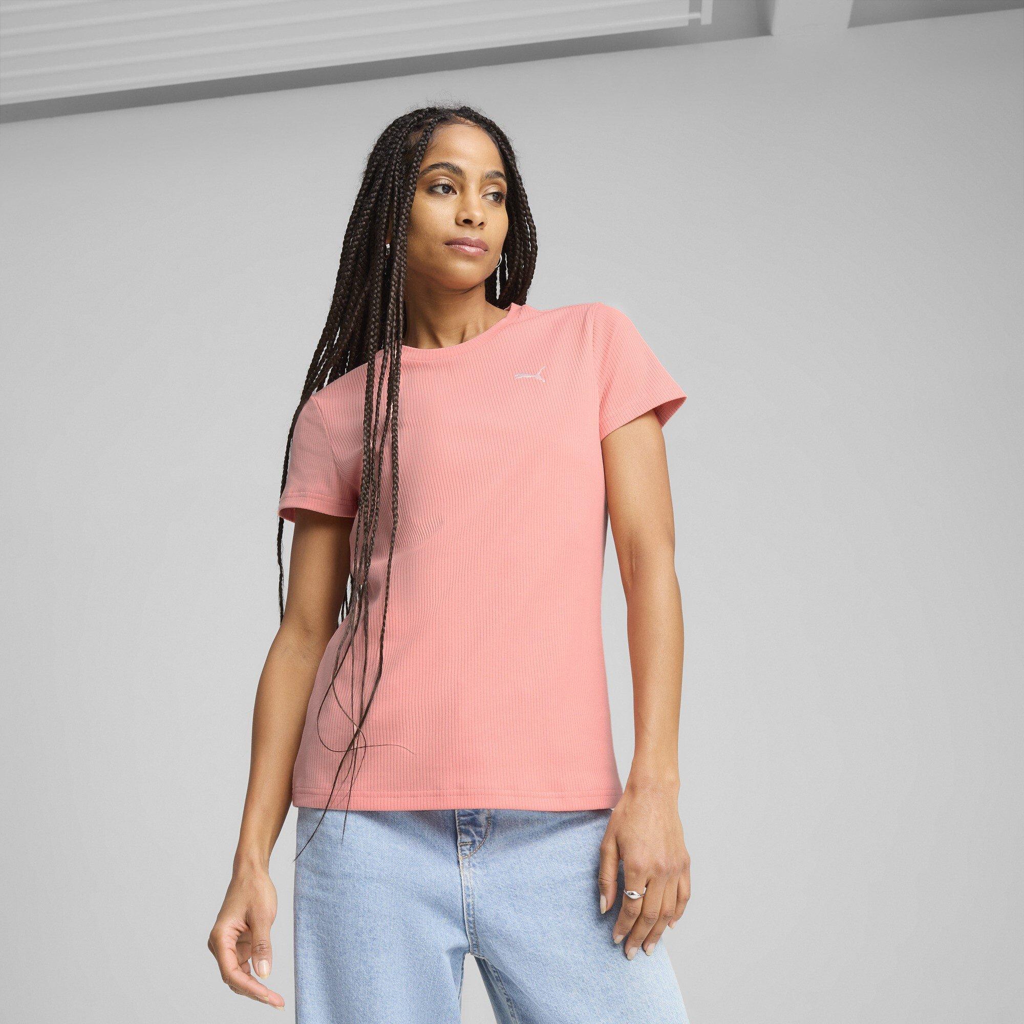Pink Fruit - Puma - Elevated Ribbed T-shirt Womens - 2