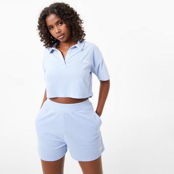 Slazenger ft. Wolfie Cindy Towelling Cropped Polo