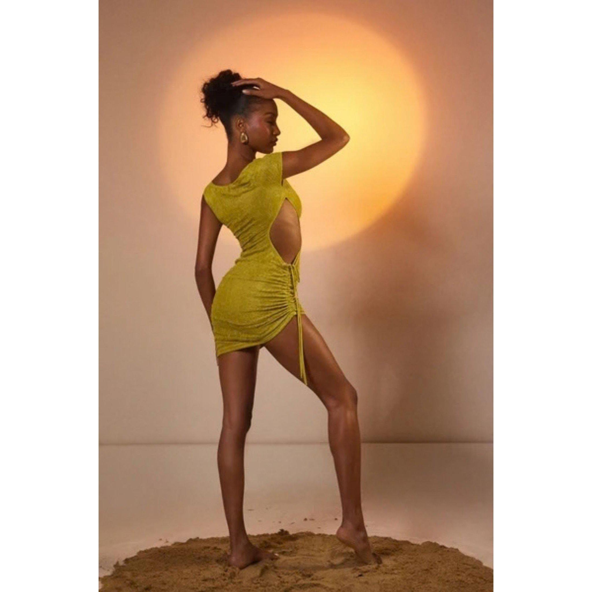 Green - Mars The Label - MTL The Arlet Dress Ld99 - 3