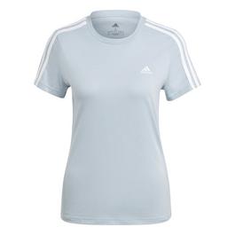 adidas Essentials Slim 3 Stripes Womens T Shirt