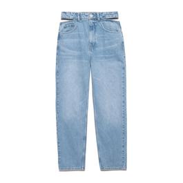 Frame Le High NTight Straight Cut Out Jeans