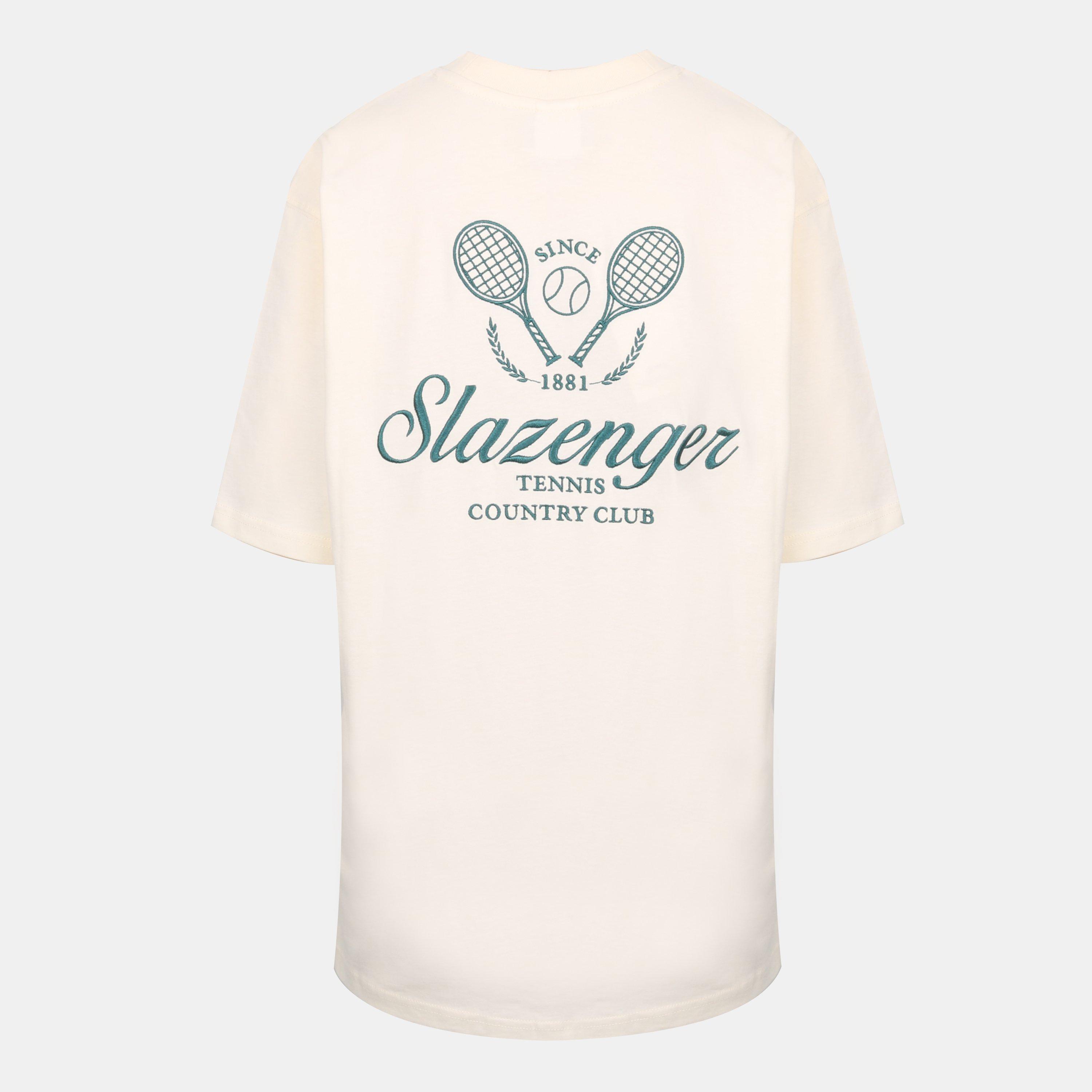 White - Slazenger - Slaz Tennis Oversized T-Shirt - 2