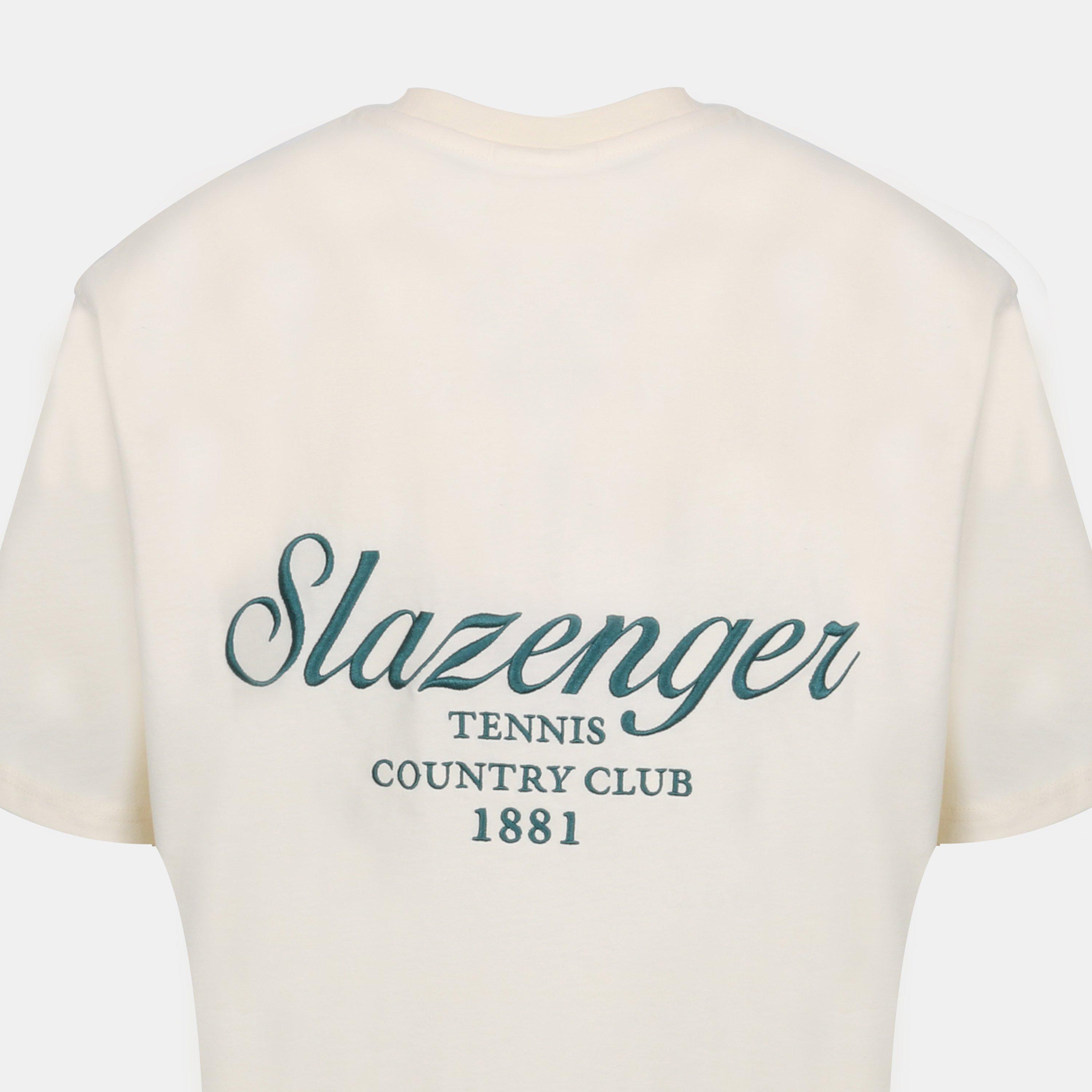 White - Slazenger - Slaz Tennis Oversized T-Shirt - 3