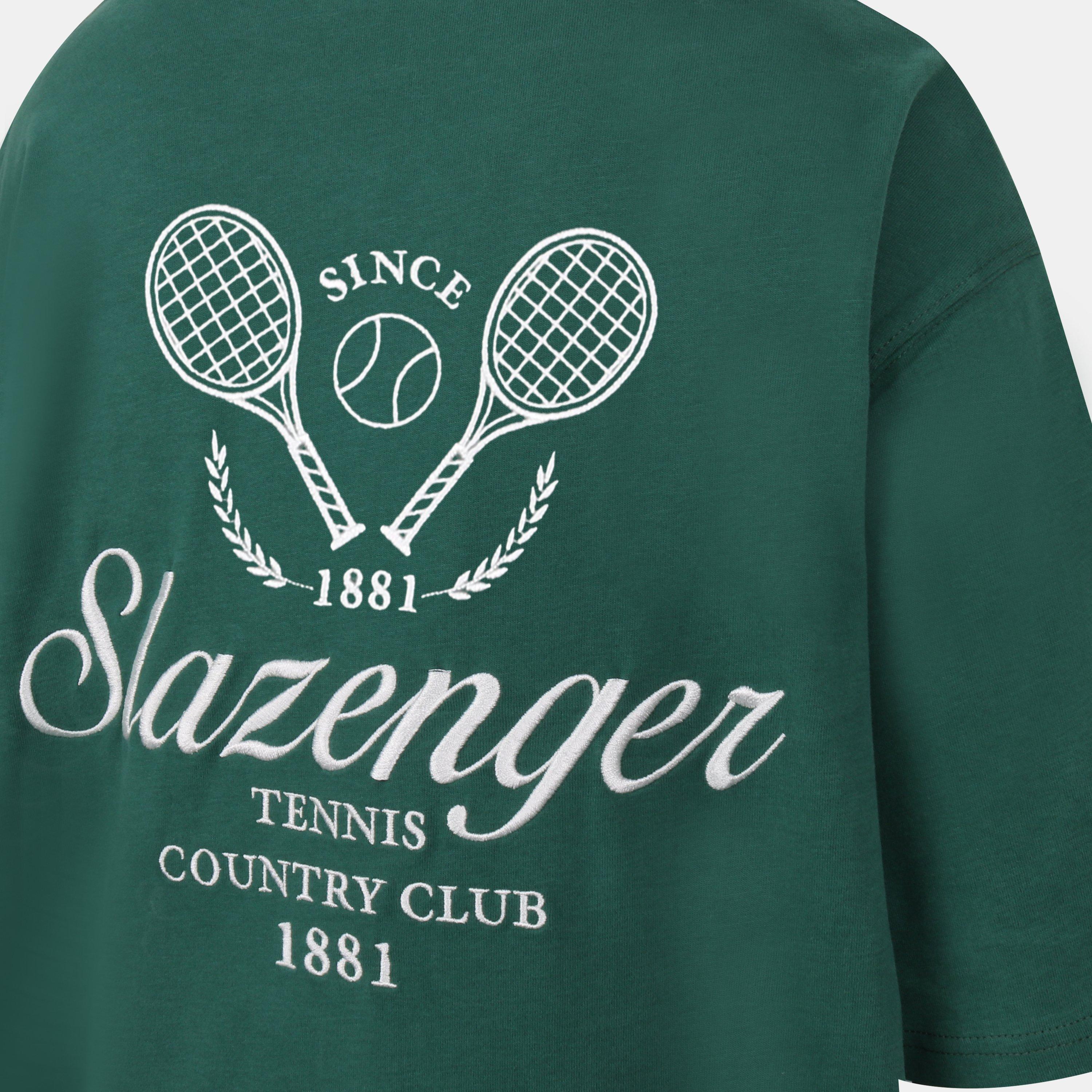 Green - Slazenger - Women's Slaz Tennis Oversized T-Shirt - 4