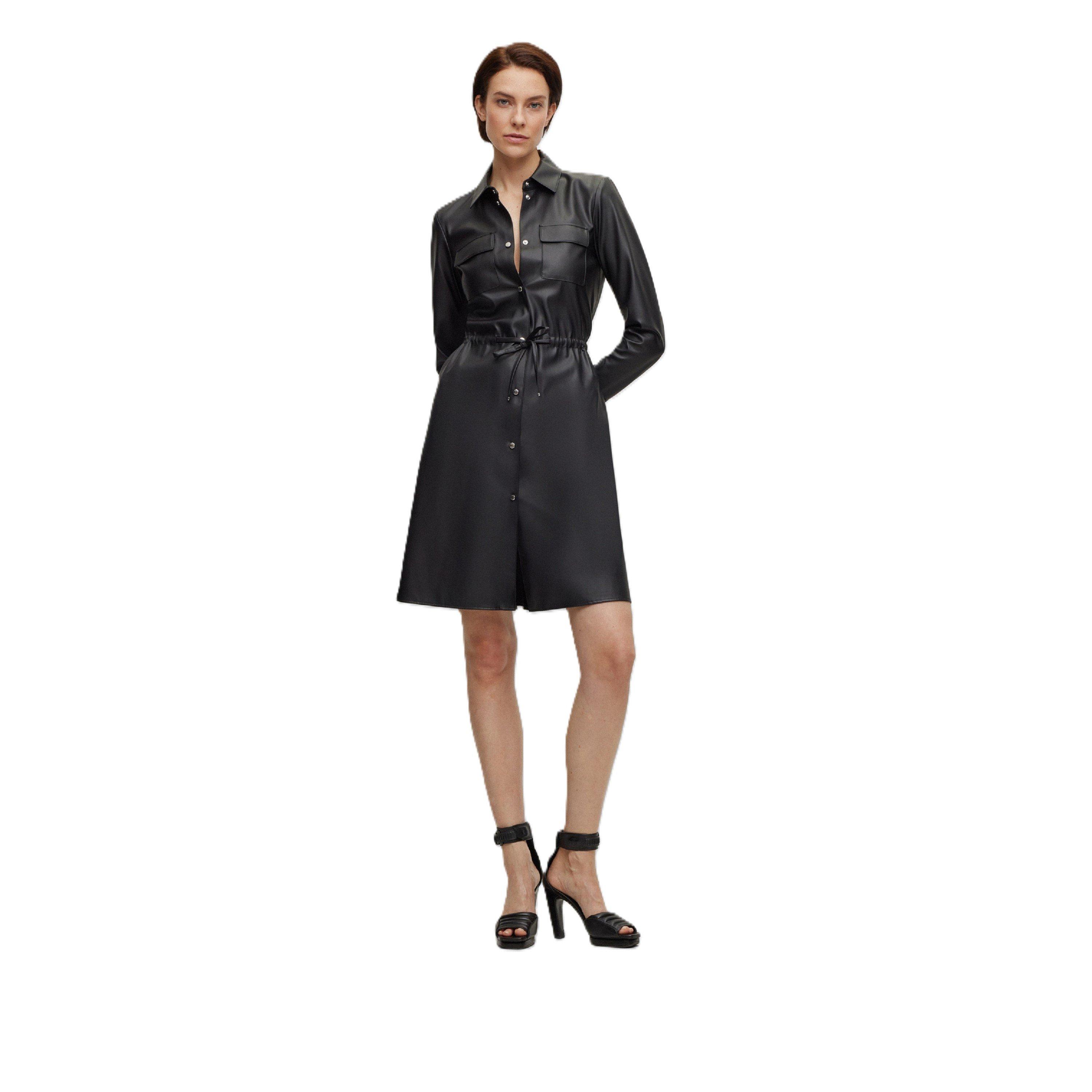 Boss Women's Daledy1 Long Maxi Dress - Black - 16 (XXL)