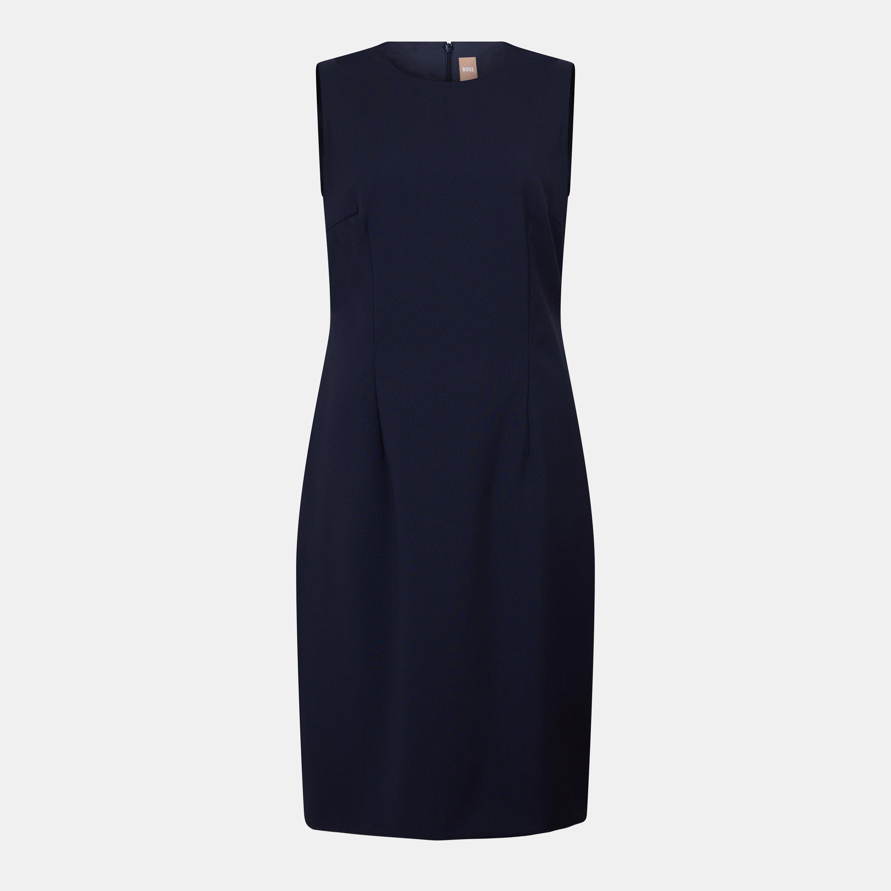 Boss Women's Dirulah Bodycon Dress - Blue - 14 (XL)