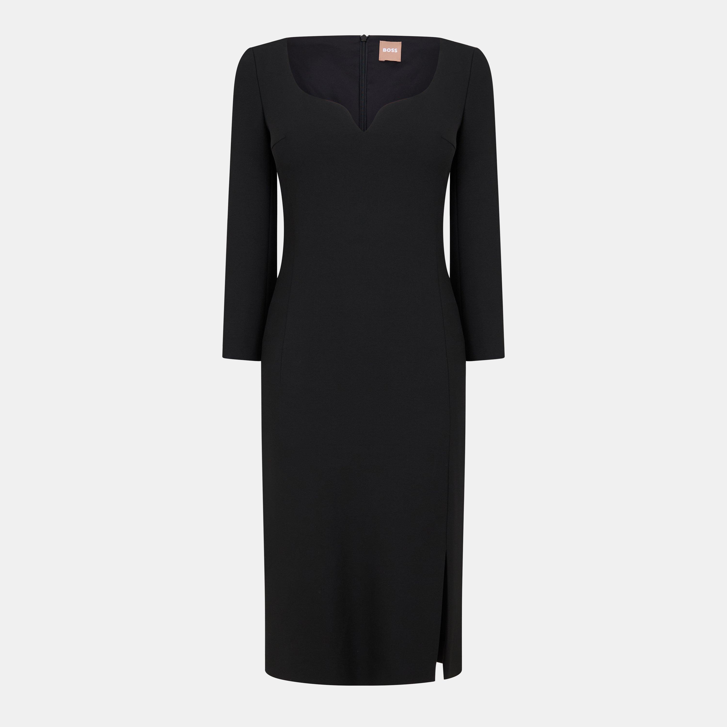 Black - Boss - Women's Dihera Mini Design Dress - 1