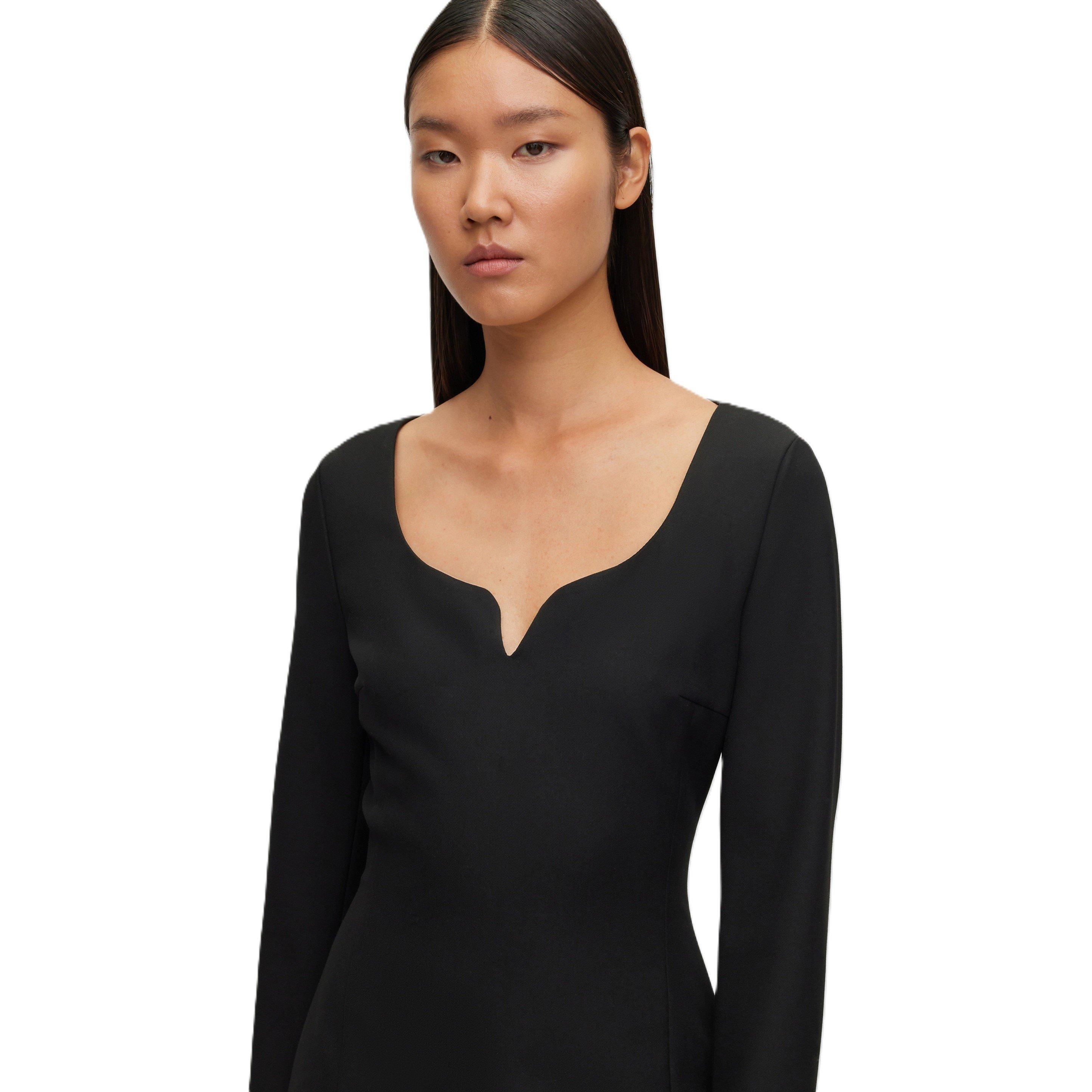 Black - Boss - Women's Dihera Mini Design Dress - 3