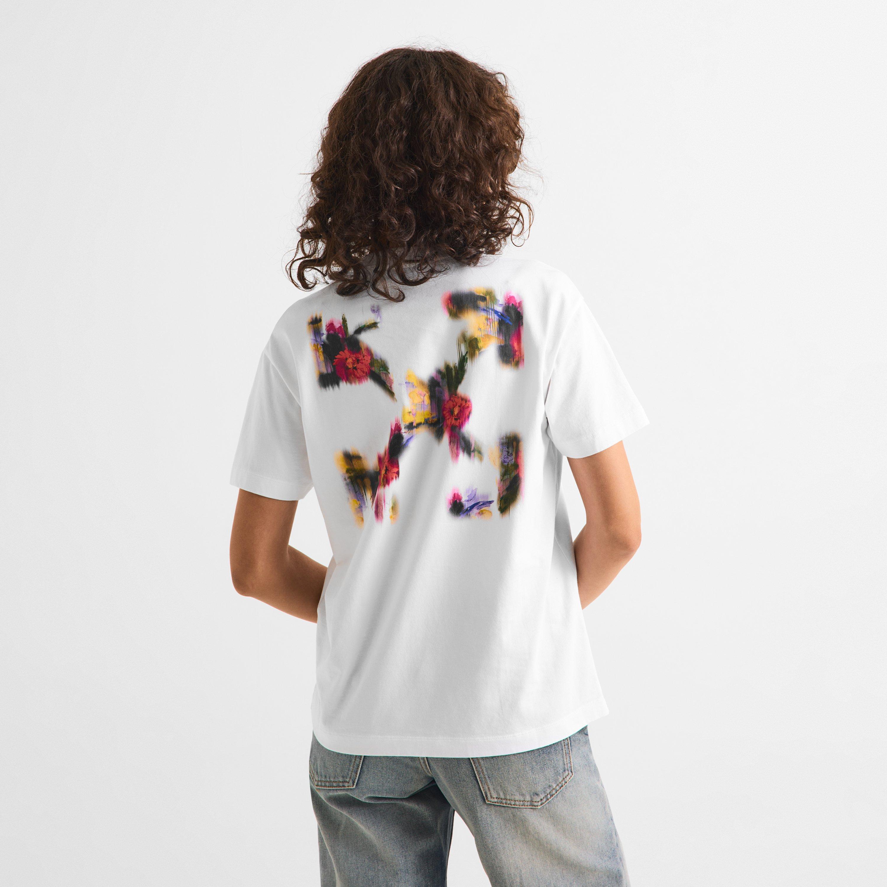 Rose - Off White - Off Chine Flwr Tee Ld63 - 4