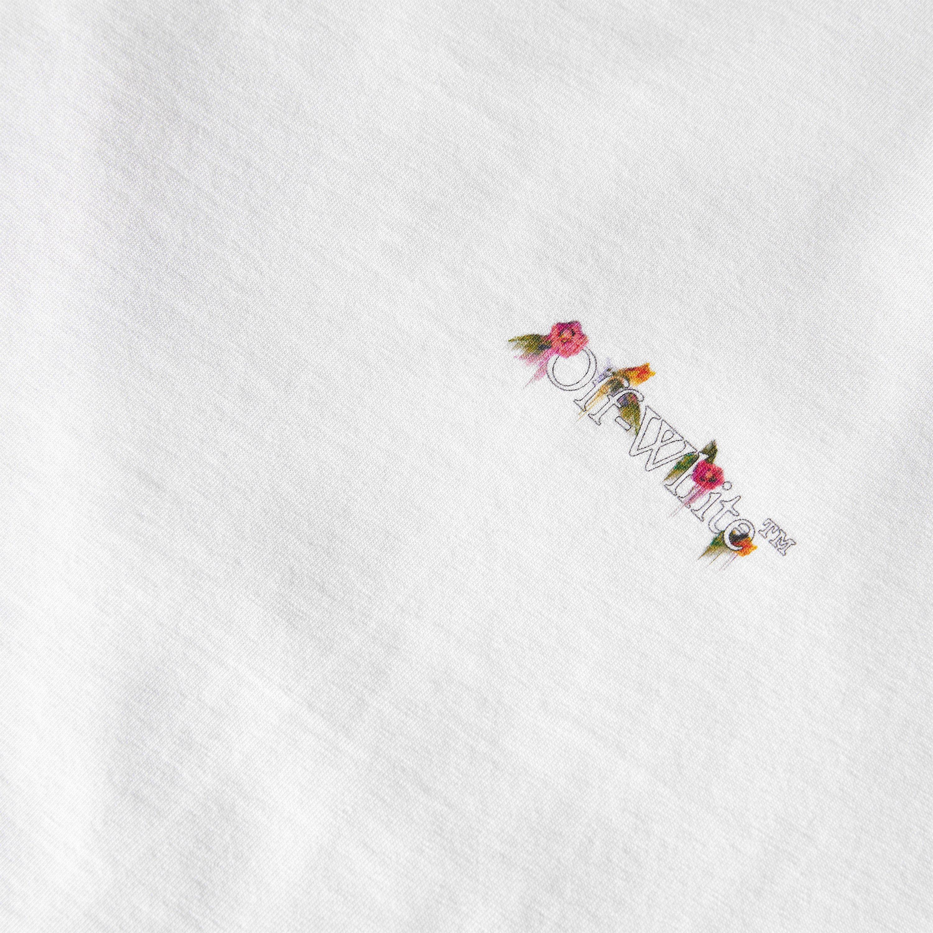 Rose - Off White - Off Chine Flwr Tee Ld63 - 3