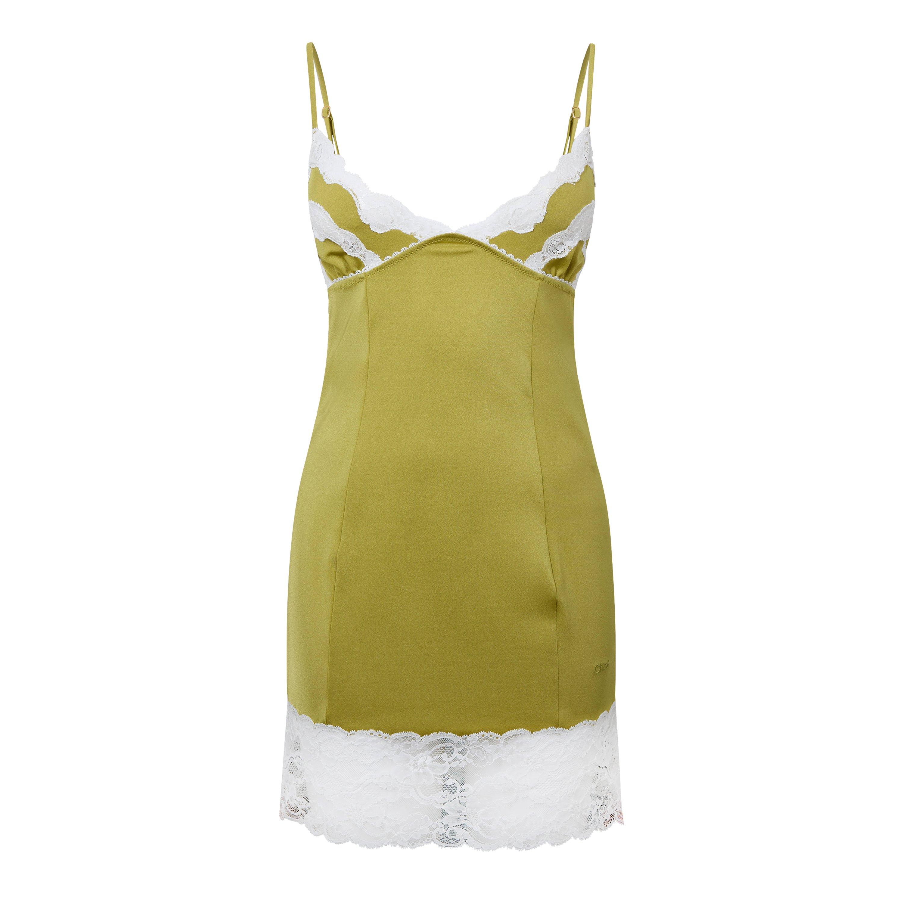 Vegetal Yellow - Chloe - Women's Mini Dress - 1