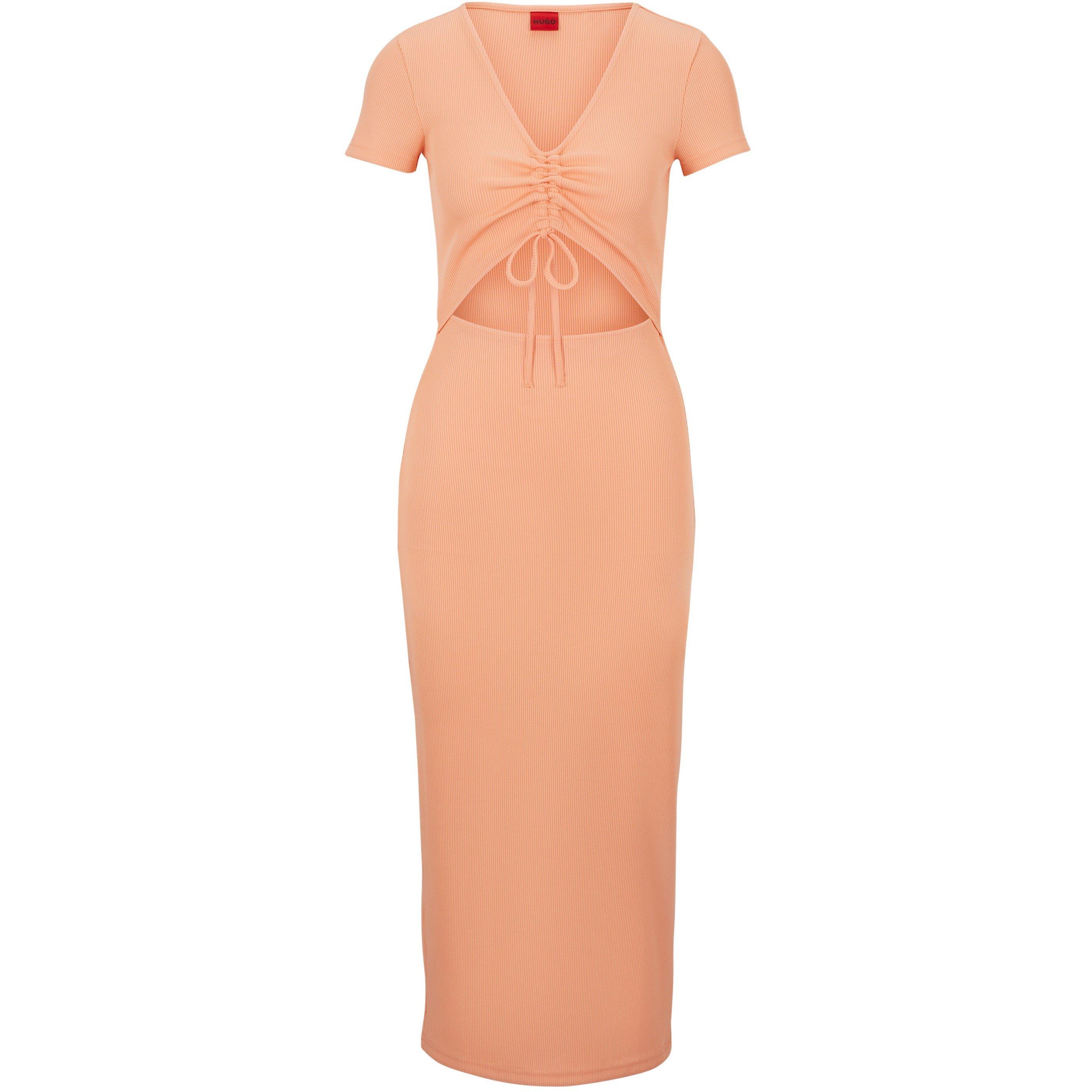 Hugo Women's Nalexi Maxi Dress - Pastel Orange - 16 (XXL)