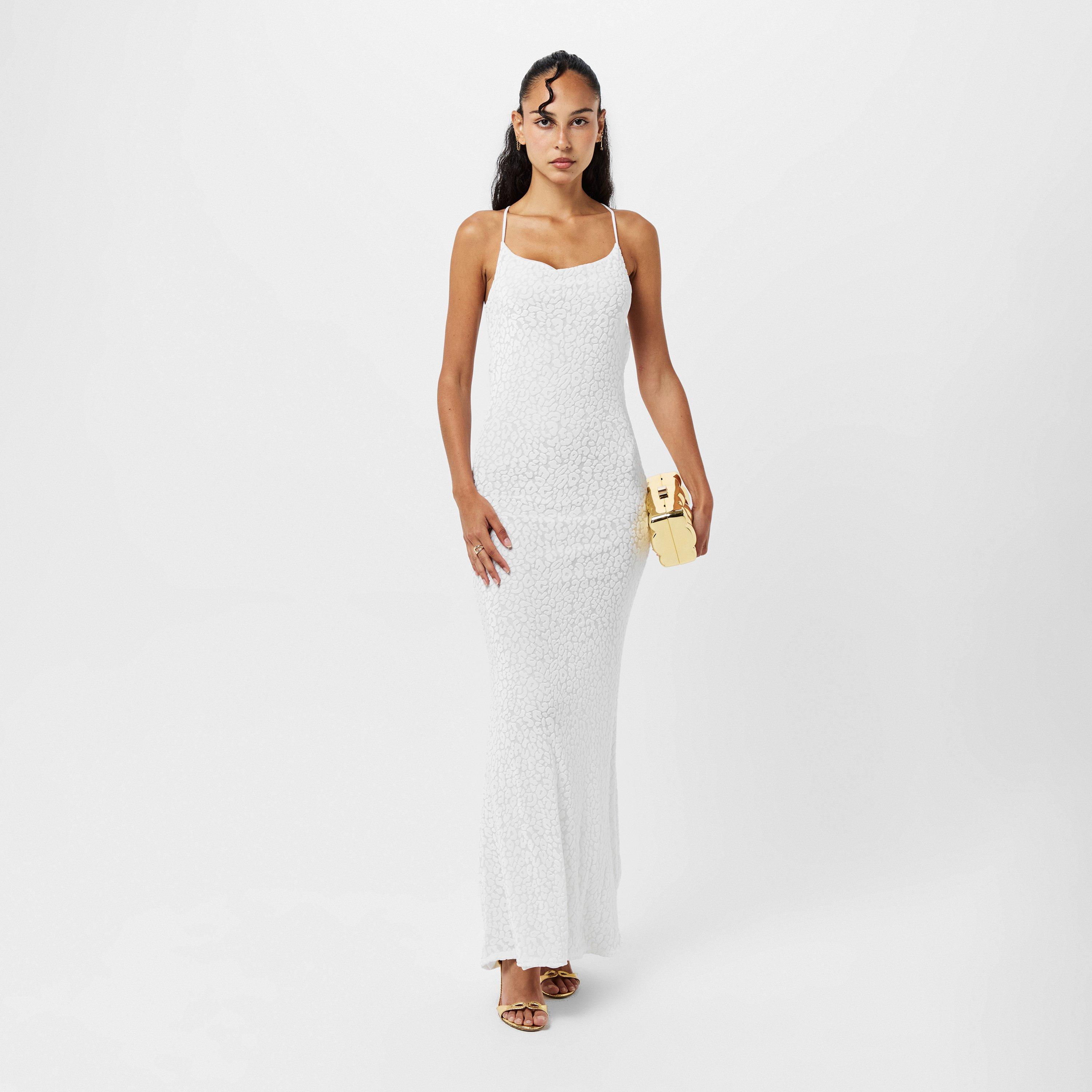 White - Grace Jacob - Women's Maxi Dress - 6