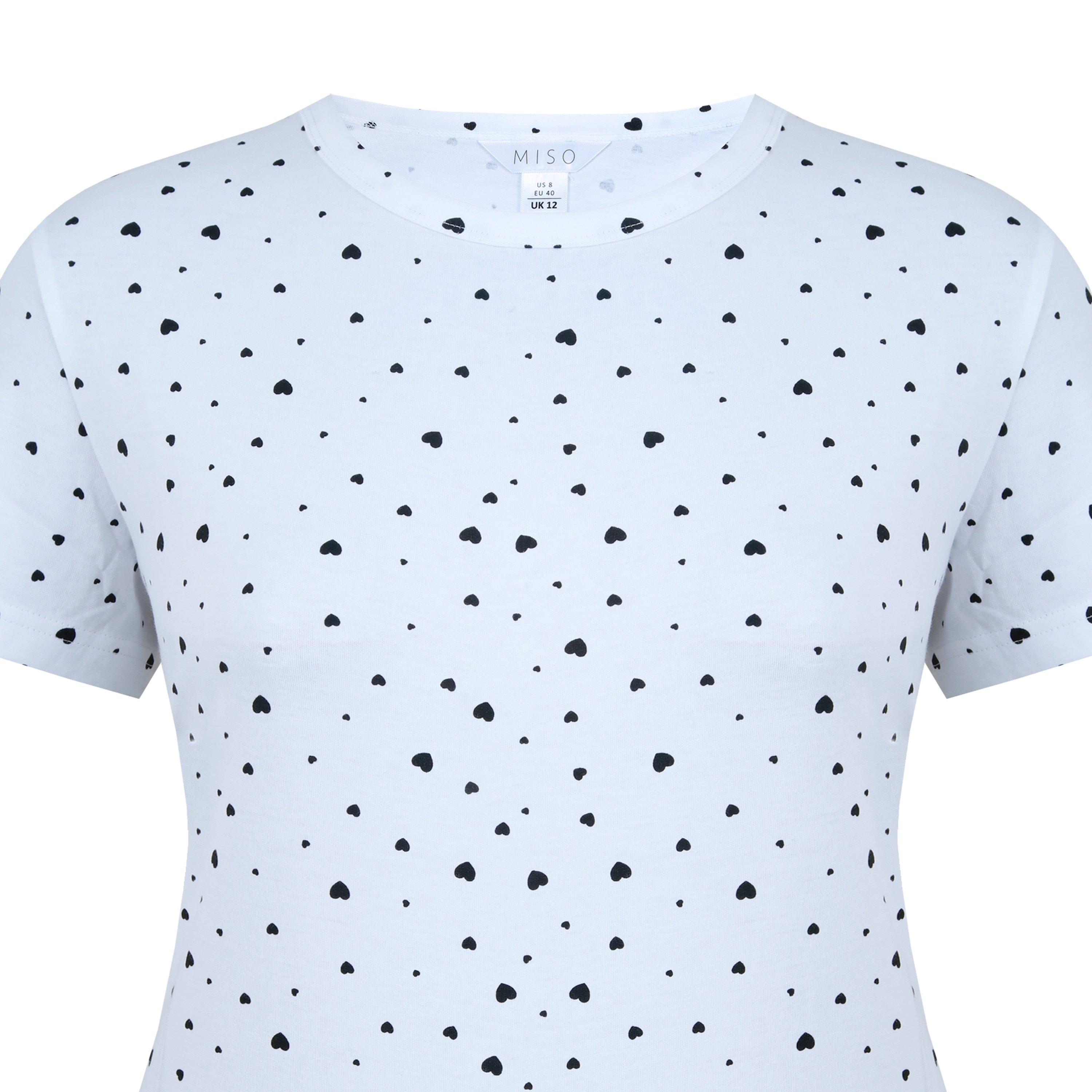 Wit Hart - Miso - Printed Boyfriend T Shirt - 6