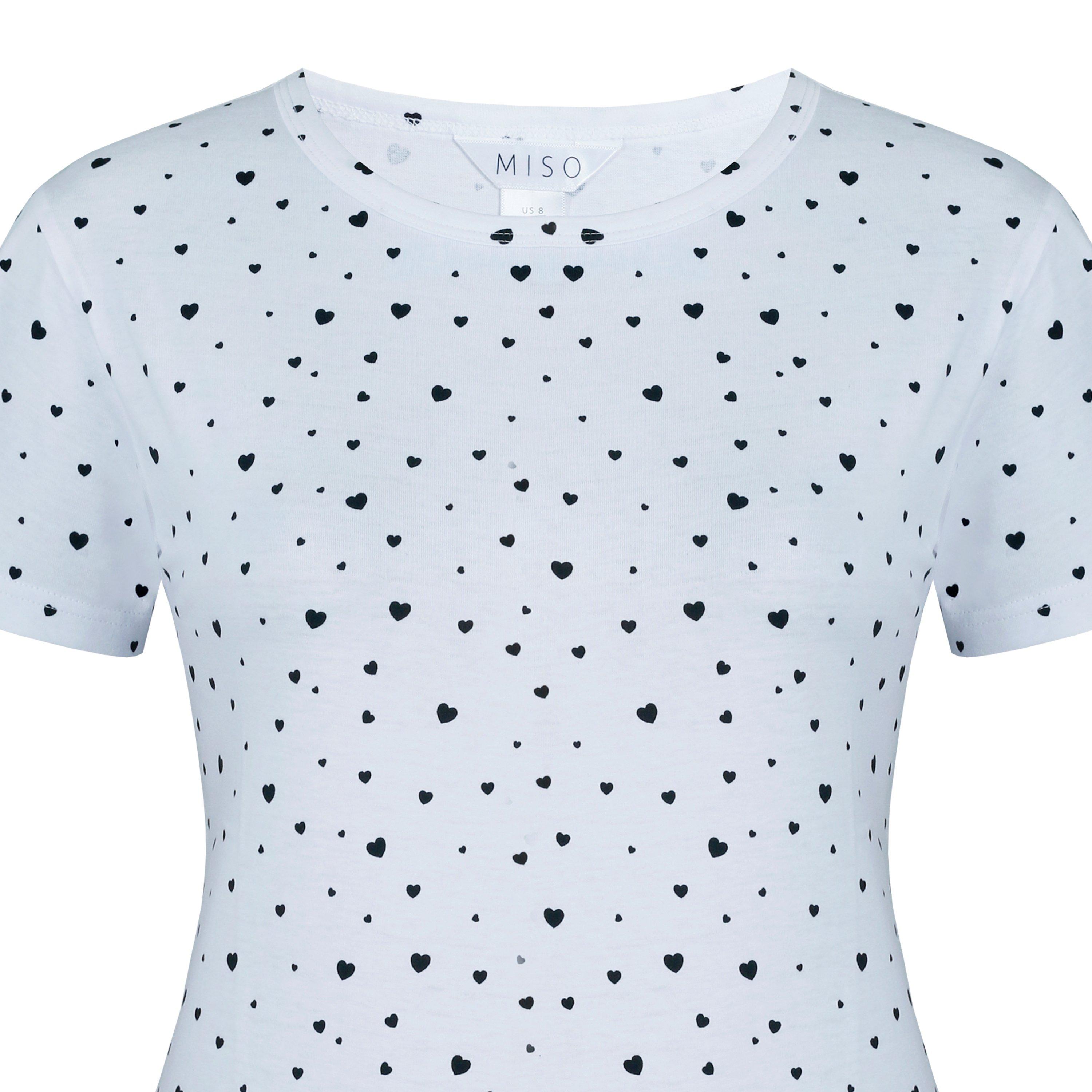 Wit Hart - Miso - Printed Boyfriend T Shirt - 7