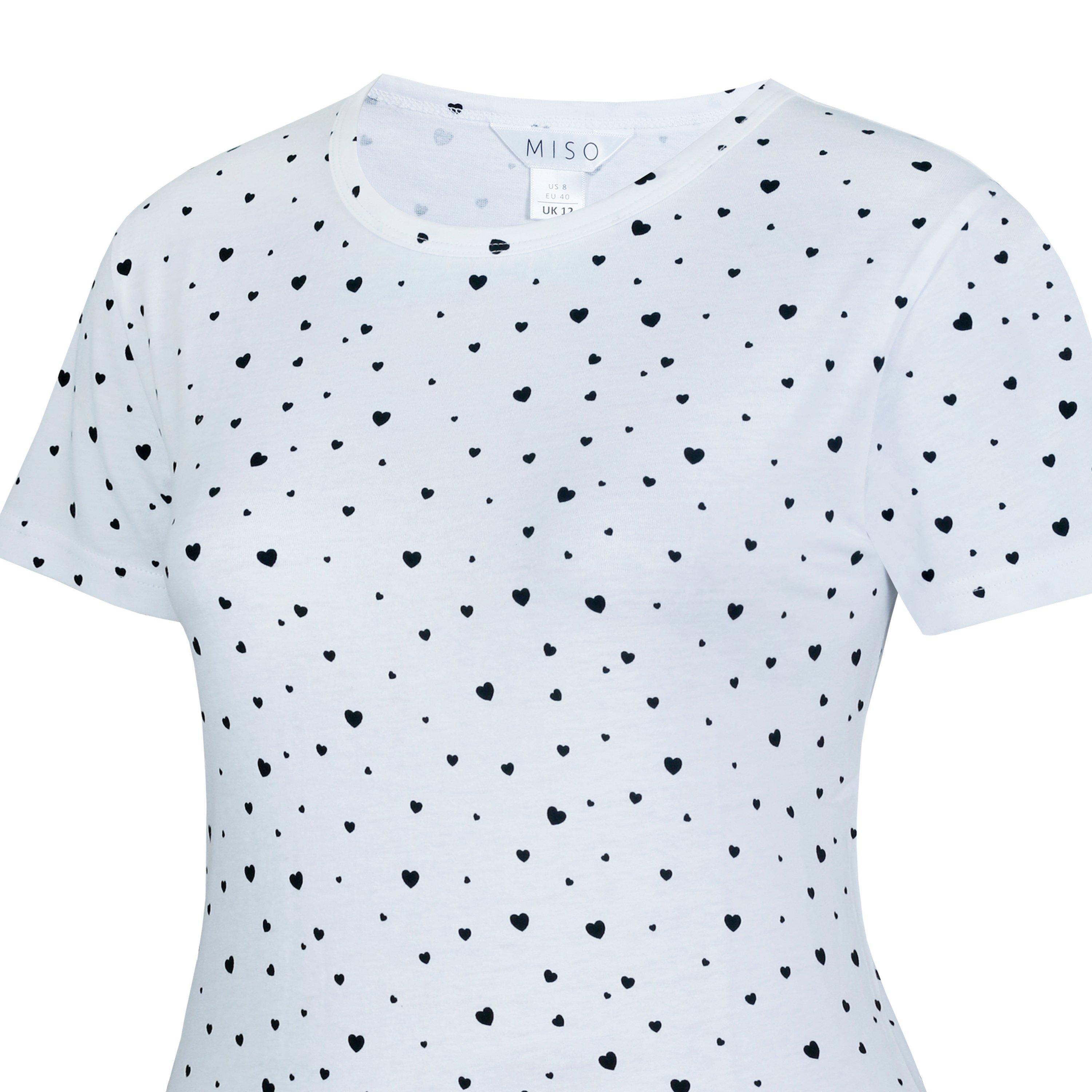 Wit Hart - Miso - Printed Boyfriend T Shirt - 8