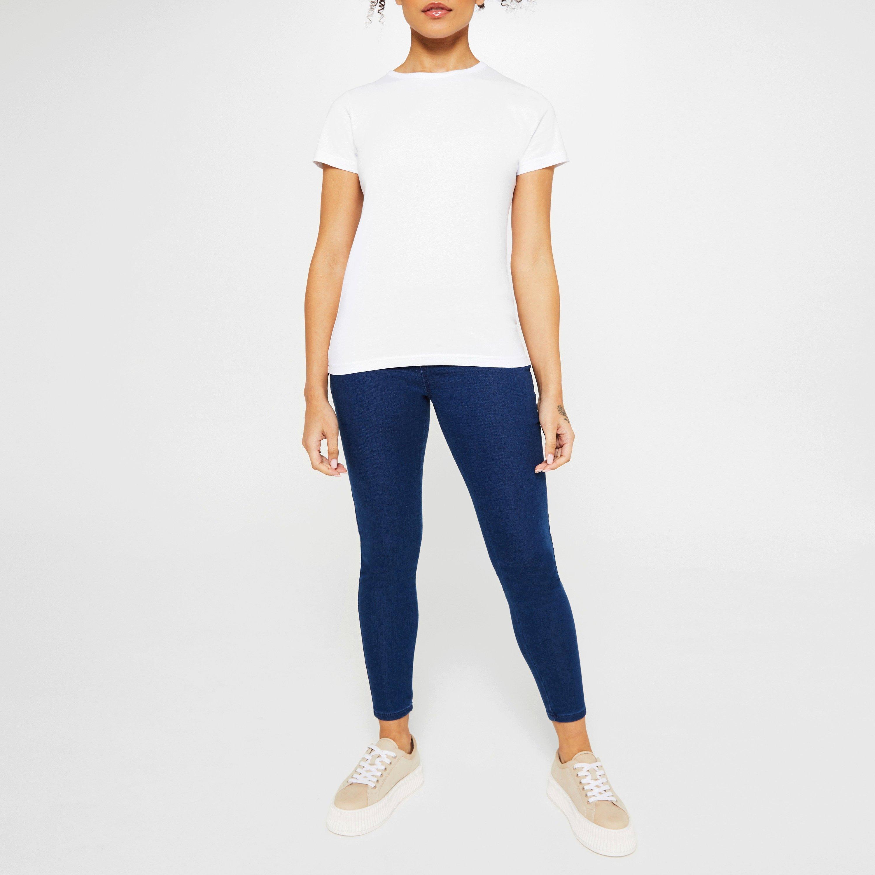 White Plain - Miso - Printed Boyfriend T Shirt - 2