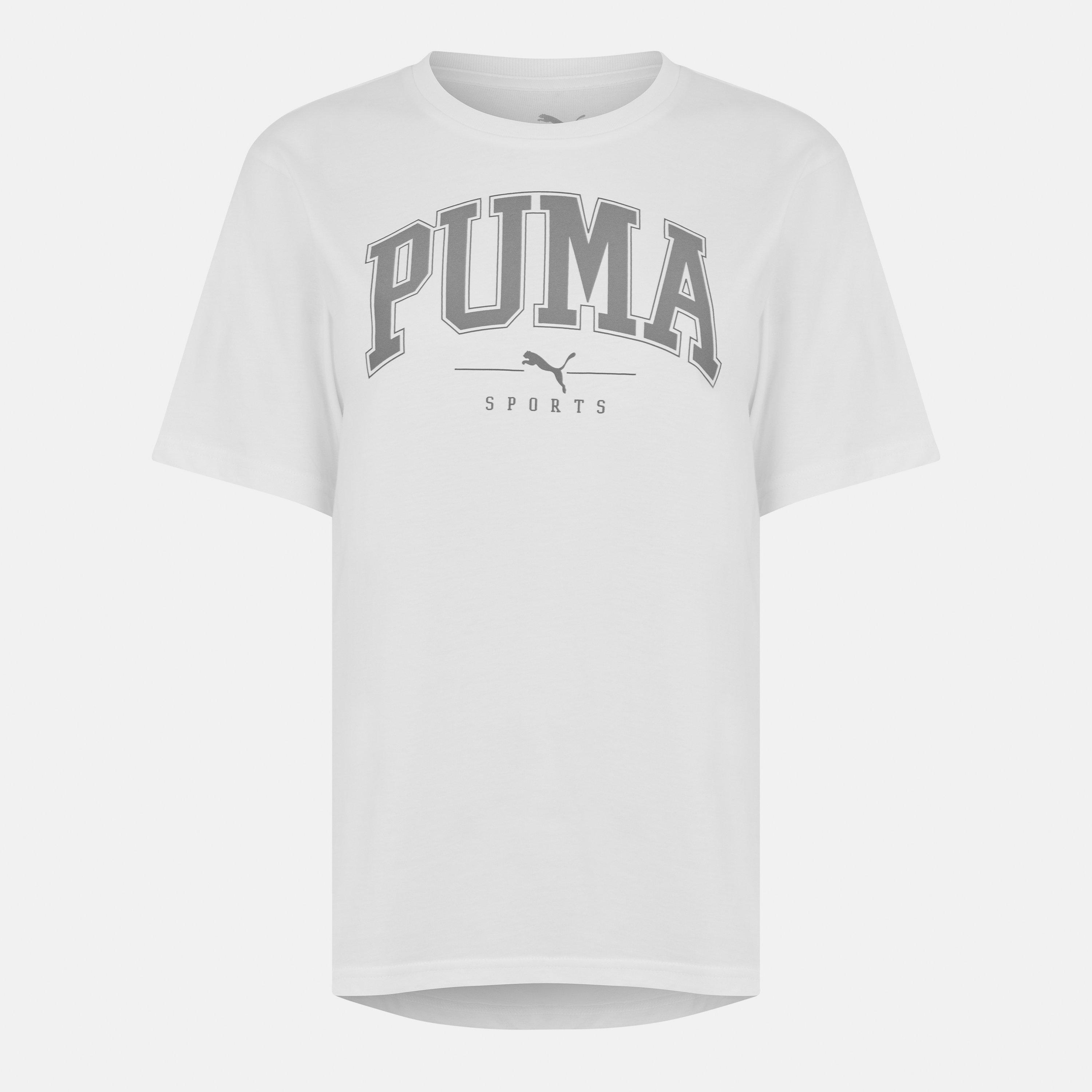 Puma Women's Squad Relaxed Regular Fit T-Shirt - White Puma White - 14 (L)