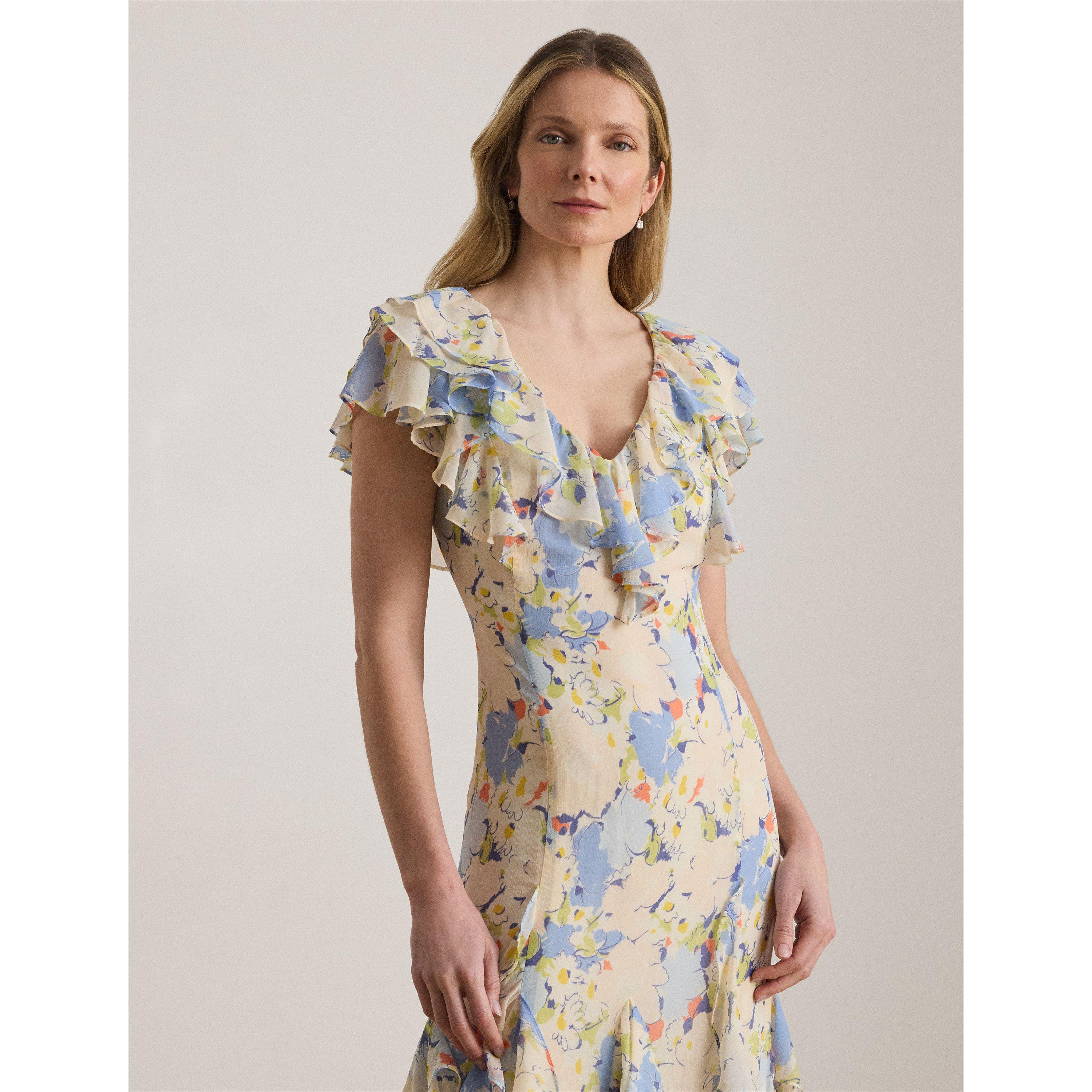 BLUE MULTI - Lauren by Ralph Lauren - Women's Ball Gown - 2