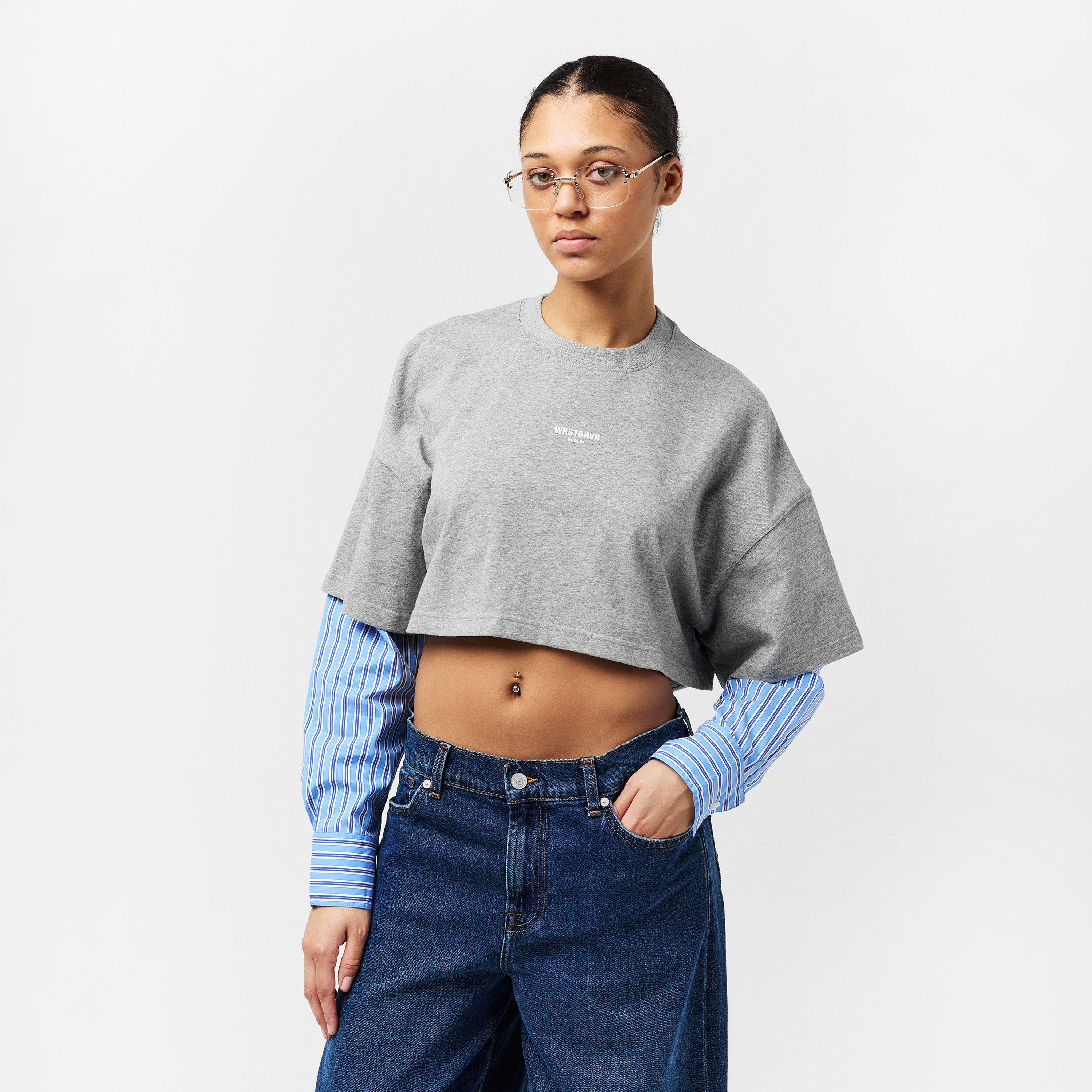 WRSTBHVR | Women's Worst B Teela Long Sleeve Cropped Crop Top WRSTBHVR | Women's Worst B Teela Long Sleeve Cropped Crop Top