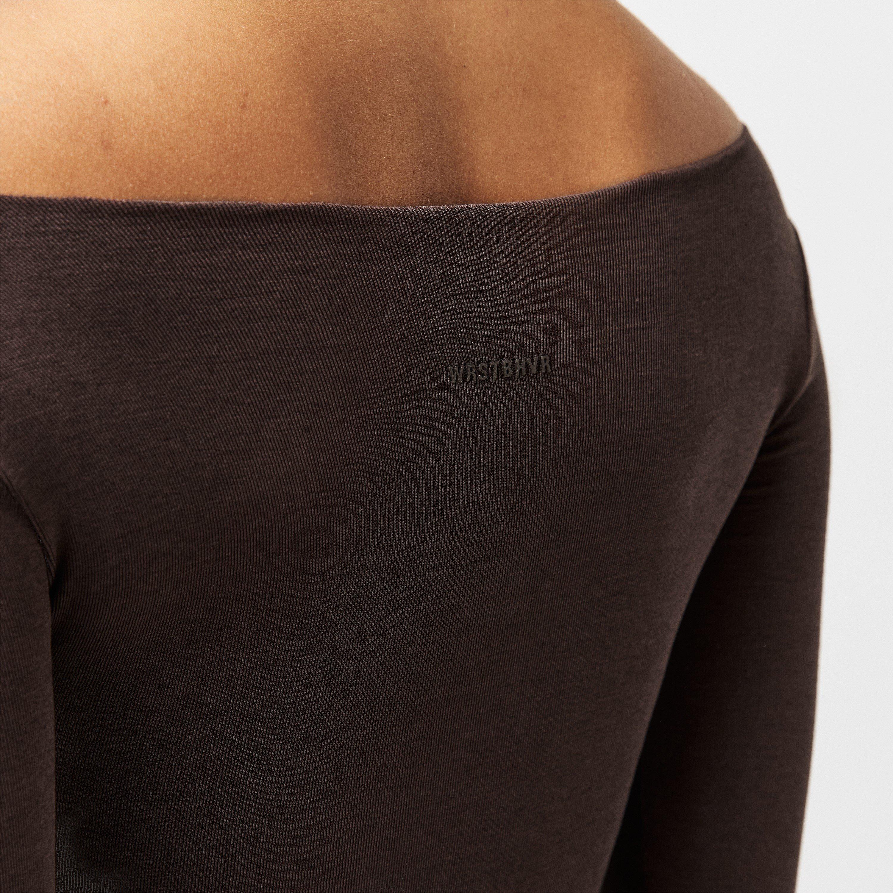 Chocolate - WRSTBHVR - Women's Long Maxi Dress - 5