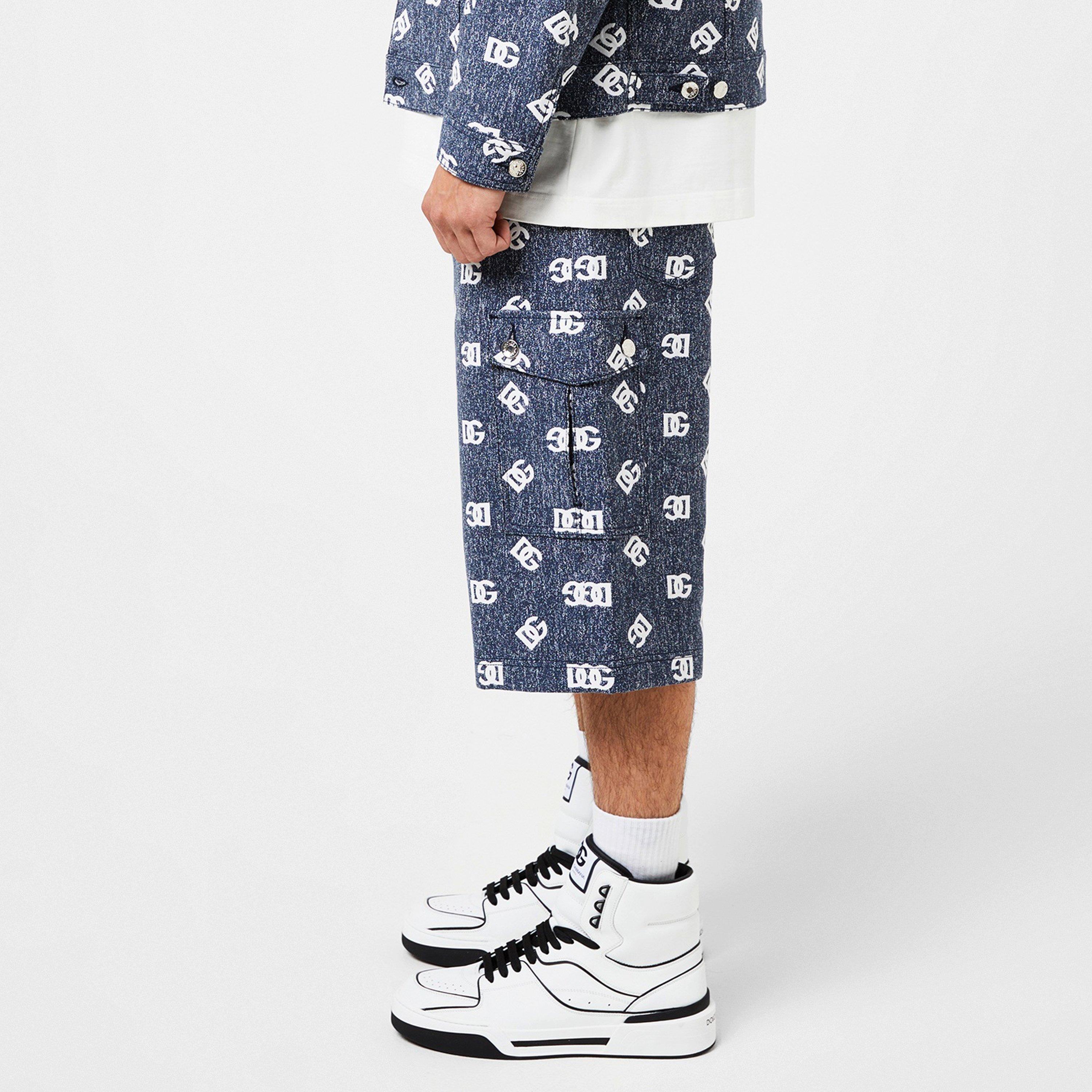 Dolce and Gabbana | Logo Denim Shorts | Denim Shorts | Cruise Fashion