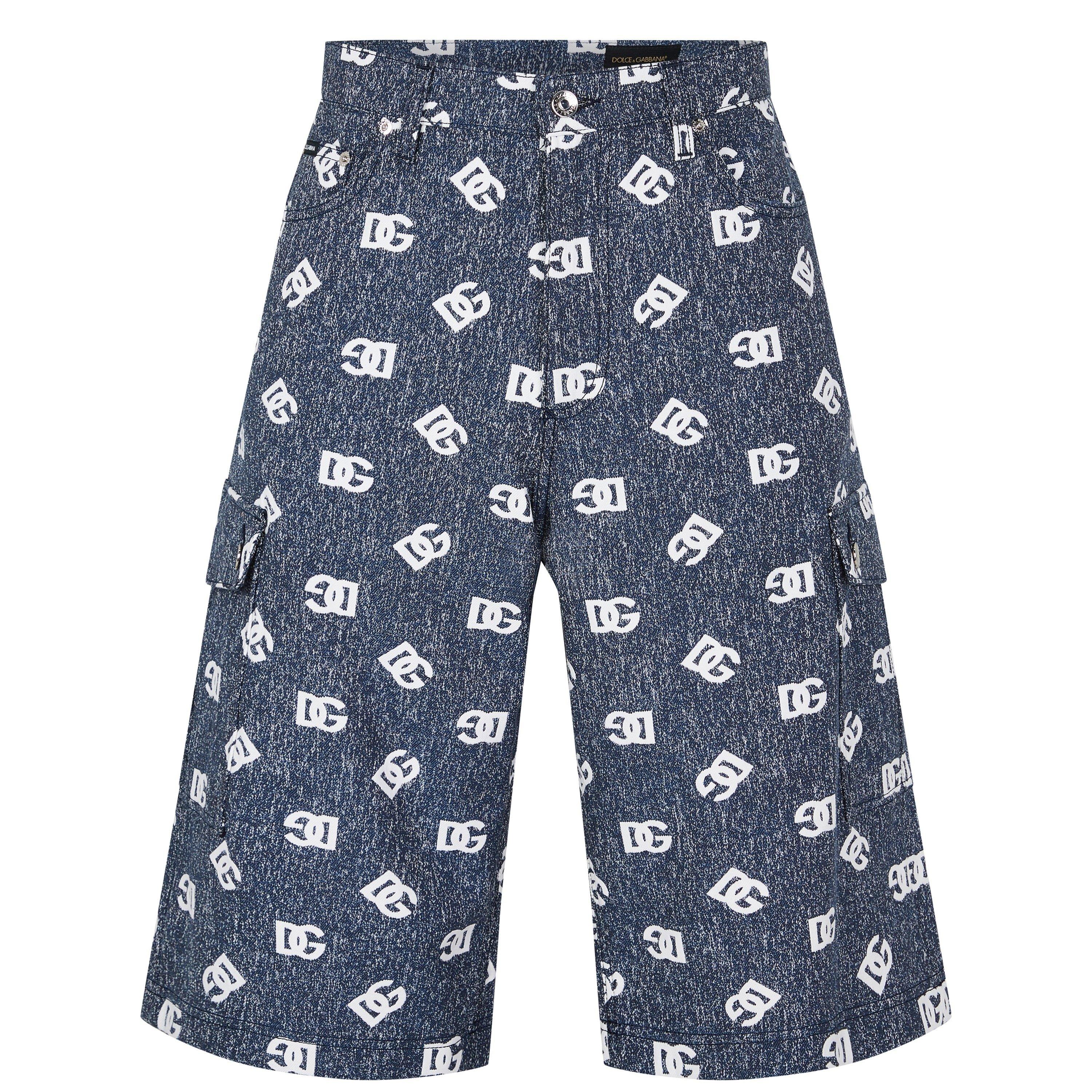 Jacq S8350 - Dolce and Gabbana - Logo Denim Shorts - 5