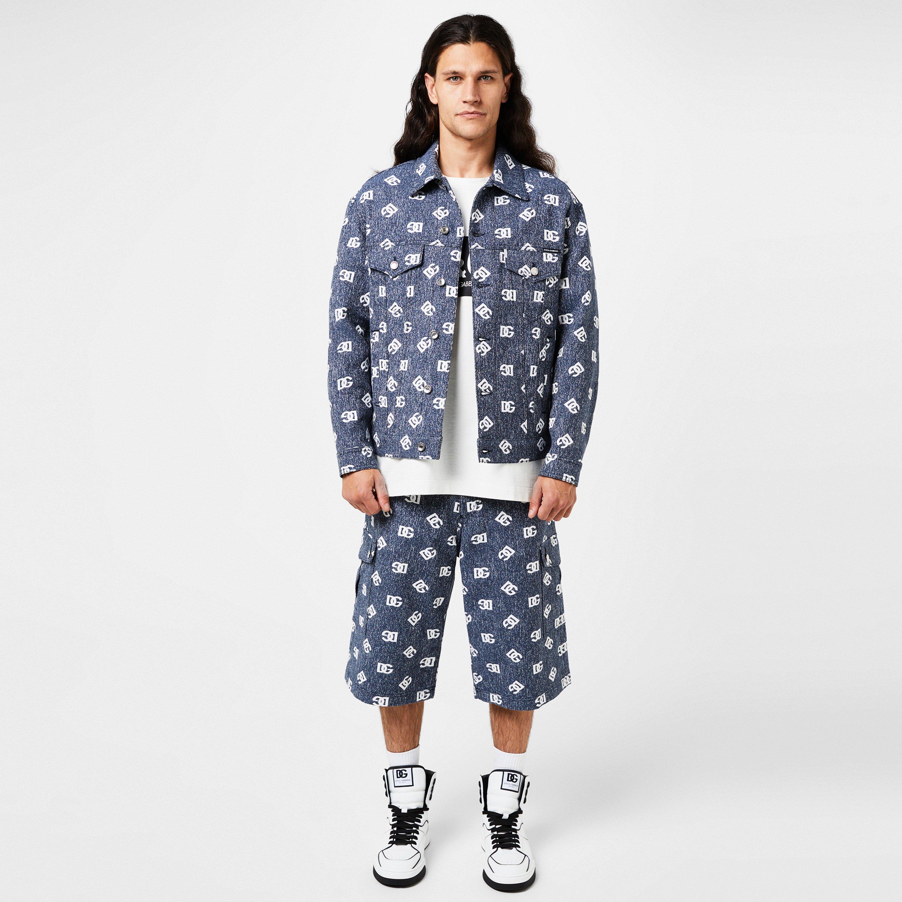 Jacq S8350 - Dolce and Gabbana - Logo Denim Shorts - 4