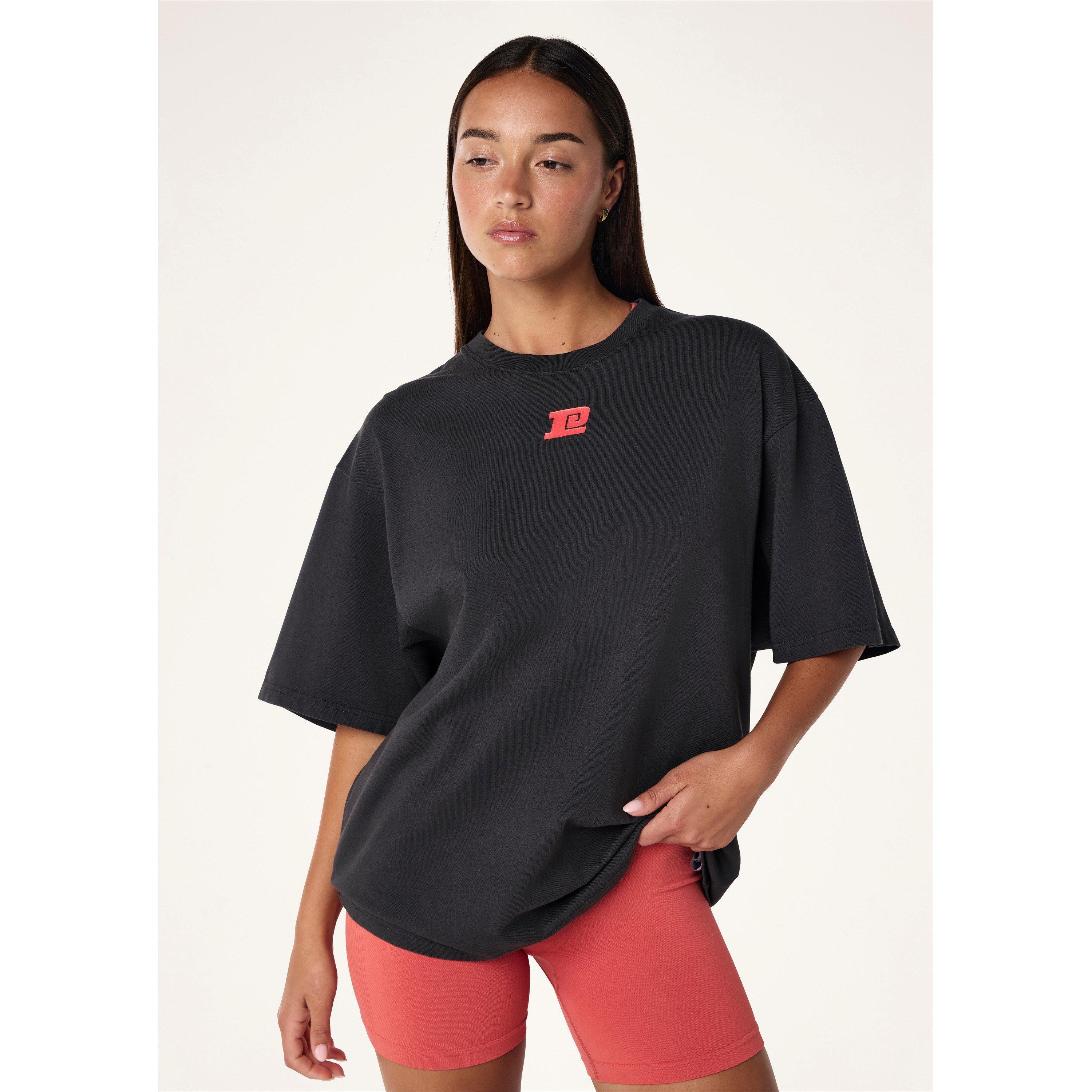 WASHED BLACK - PE Nation - Women's Playfield Regular Fit T-Shirt - 6
