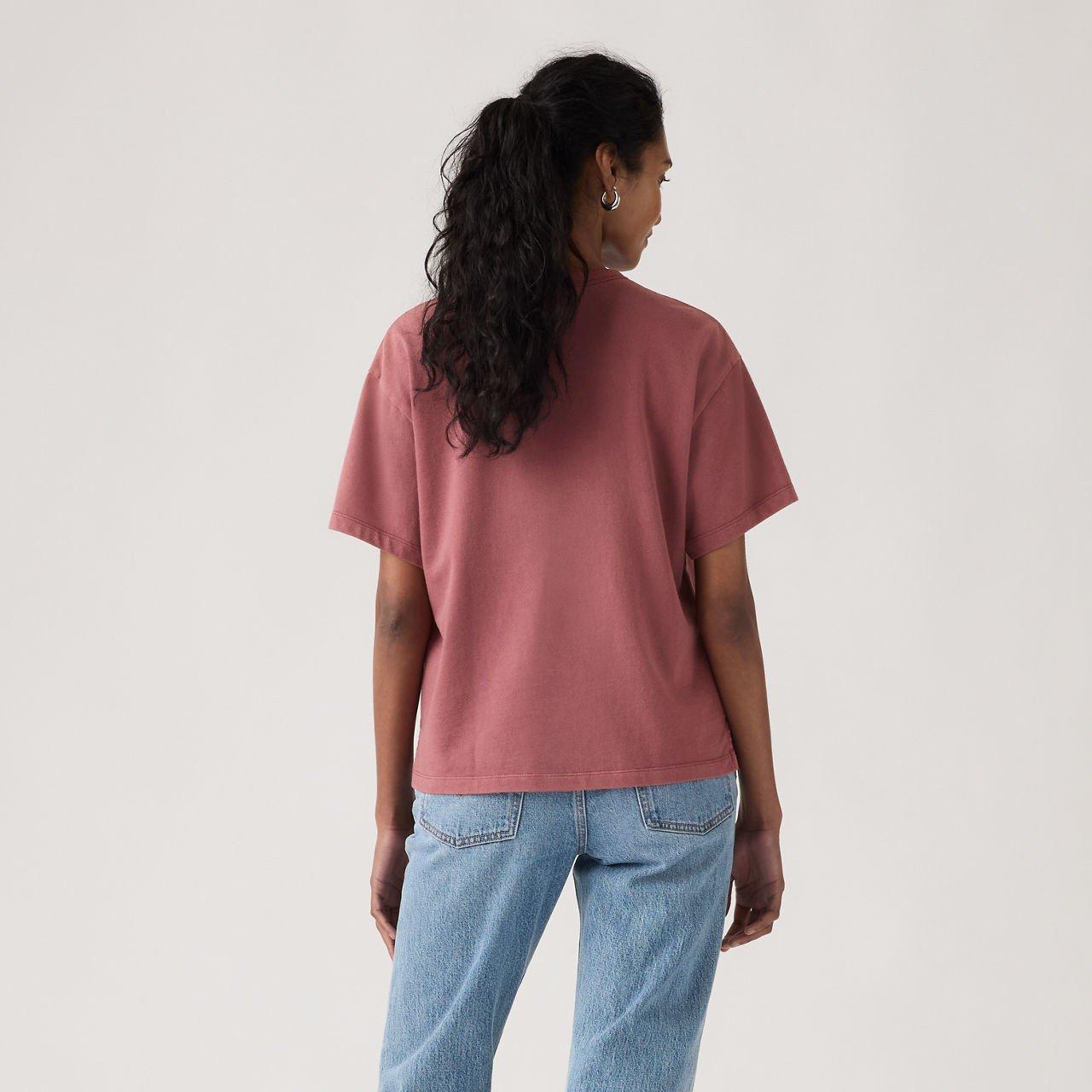 Crushed Berry - Levis - Women's Vintage Short Sleeve Bright White T-Shirt - 4