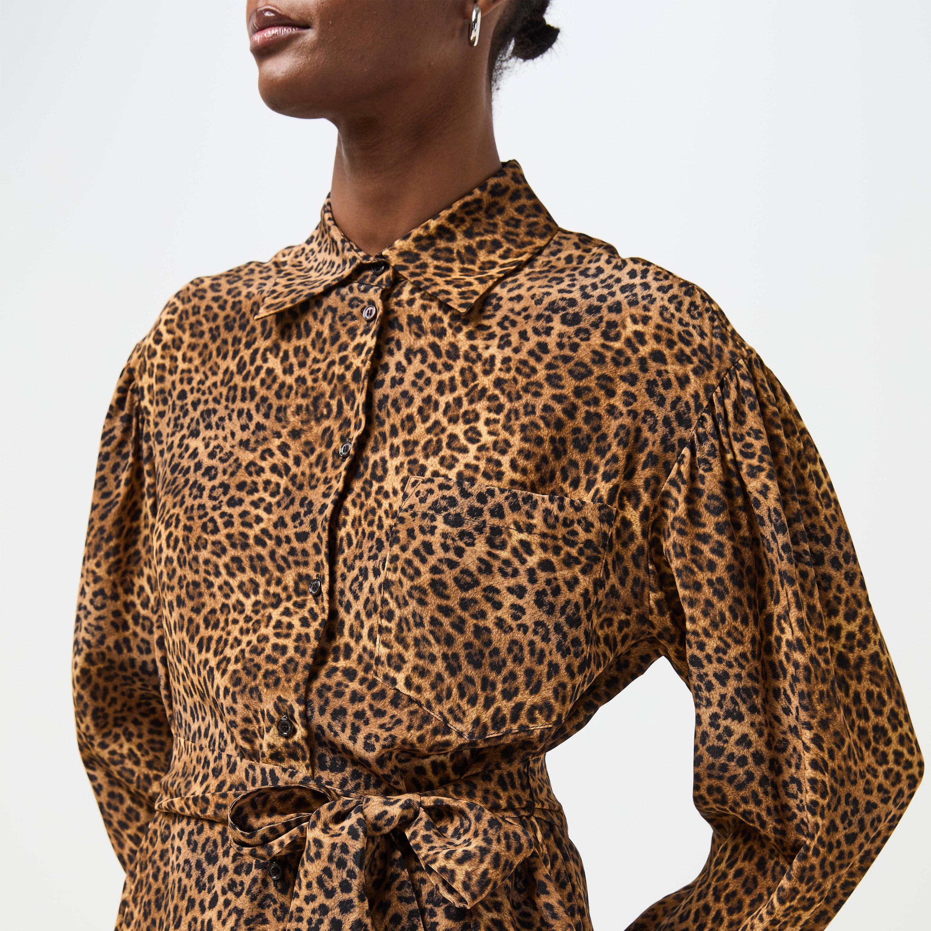 Camel 003 - Weekend Max Mara - Women's Dolmen Shirt Dress - 5