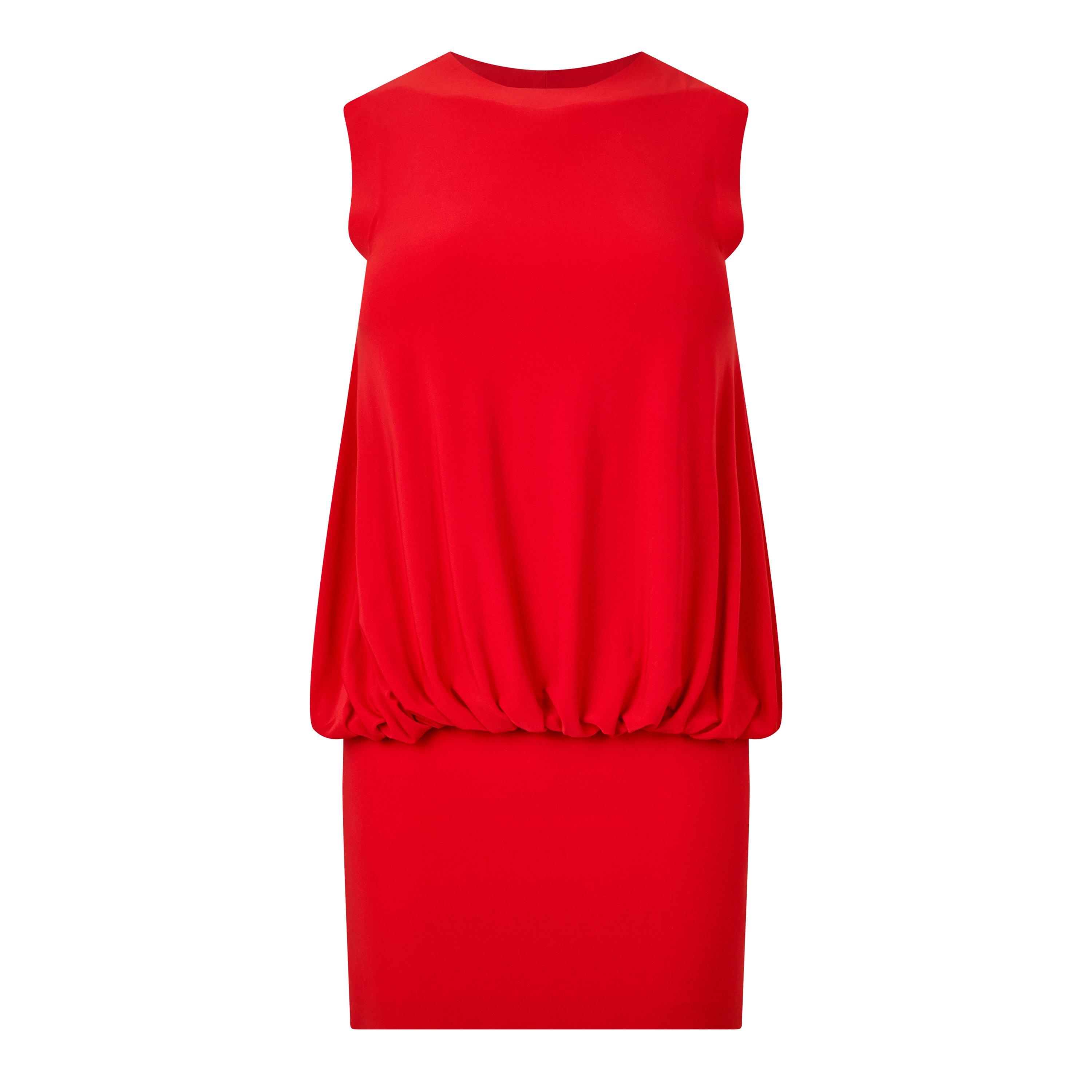 Red - Norma Kamali - NK BabyDoll Mini Ld64 - 1