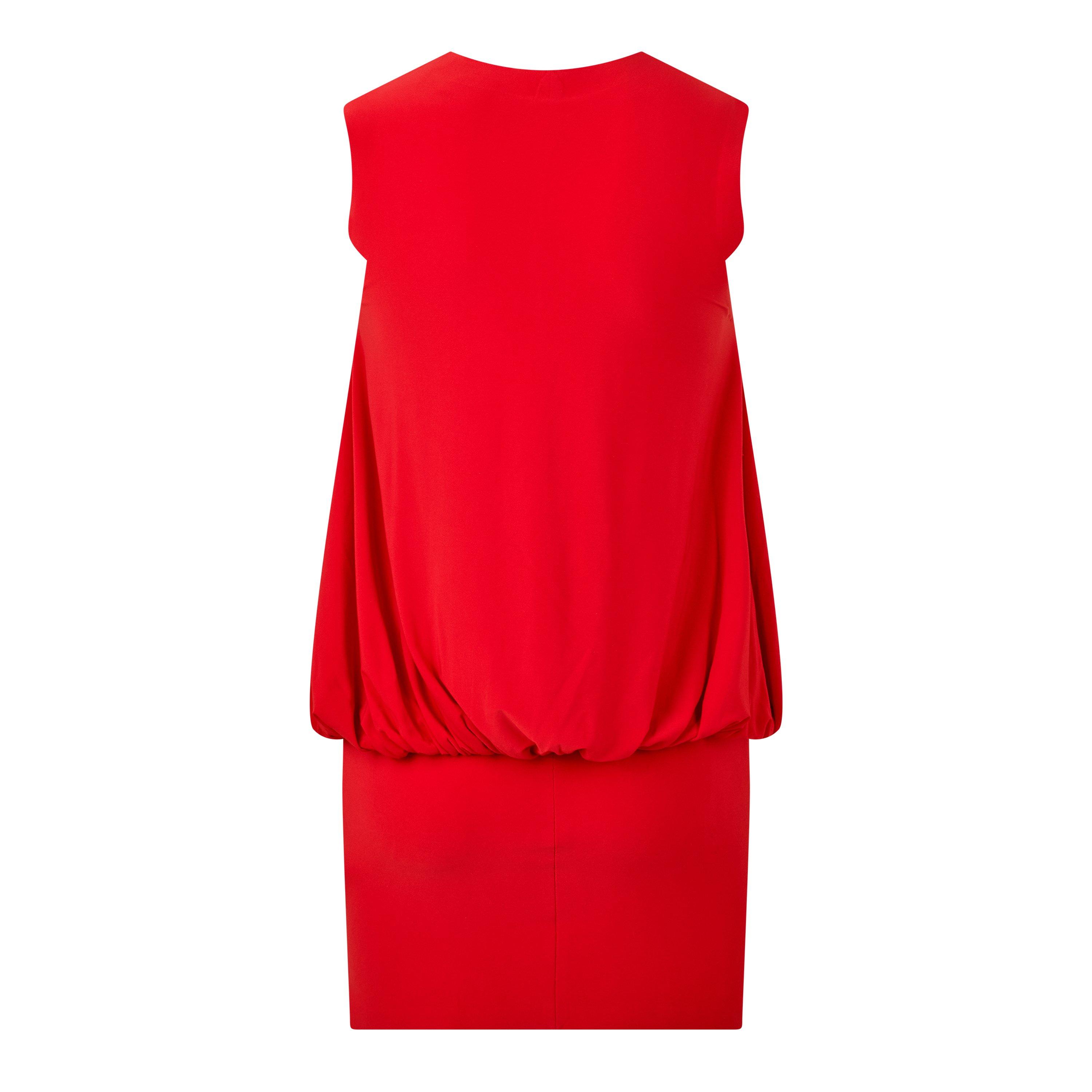Red - Norma Kamali - NK BabyDoll Mini Ld64 - 2